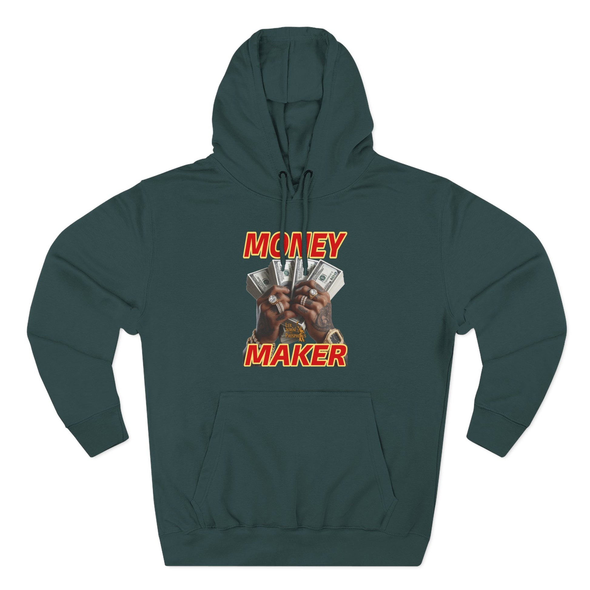 Fleece Hoodie - Money Maker Design