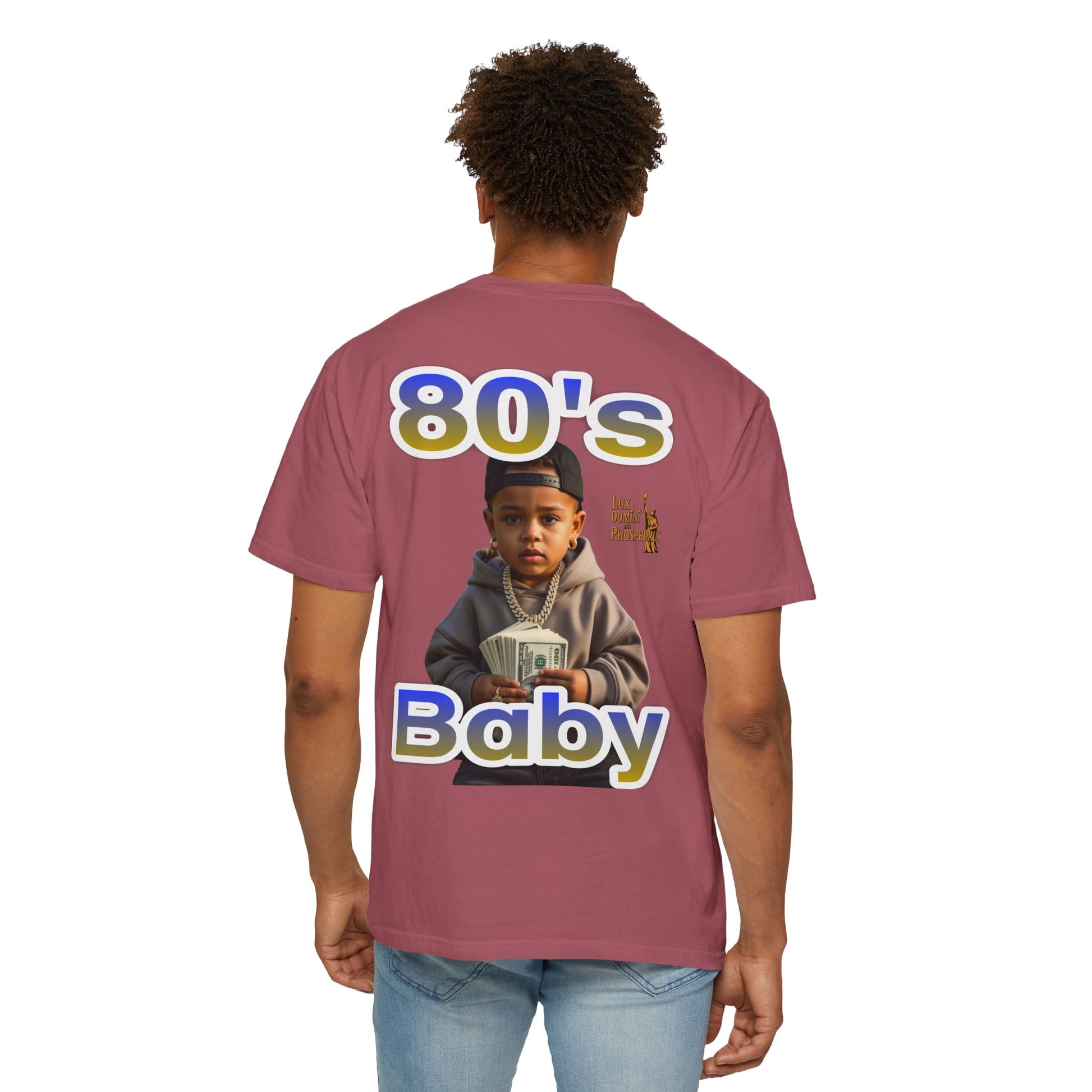 80s Baby Unisex Garment-Dyed T-shirt - LD&P APPAREL