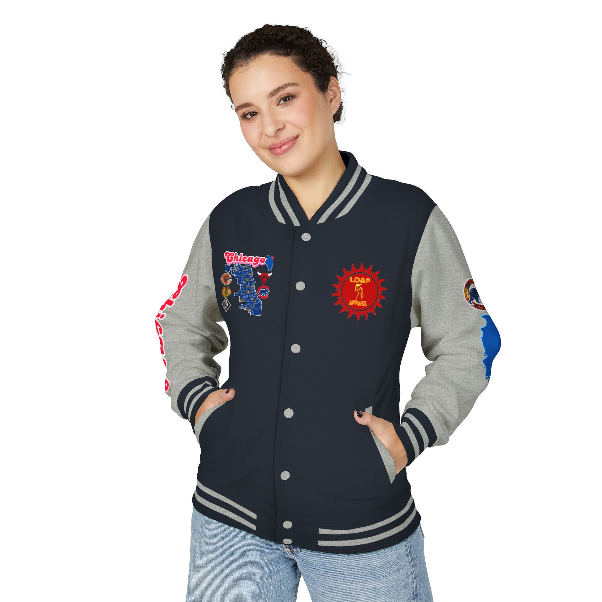 Letterman Jacket Chicago Design