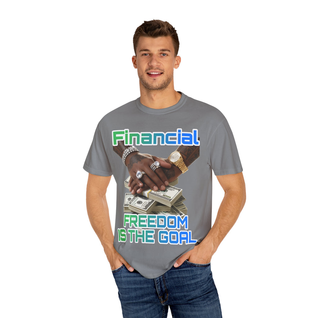 Financial Freedom Unisex T-shirt - 'Financial Freedom is The Goal' Design