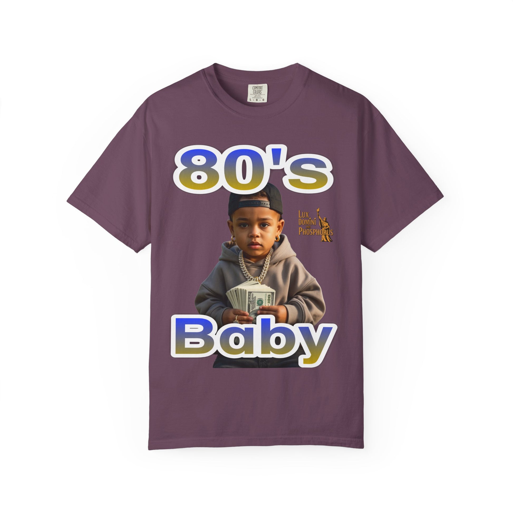 80s Baby Unisex Garment-Dyed T-shirt - LD&P APPAREL