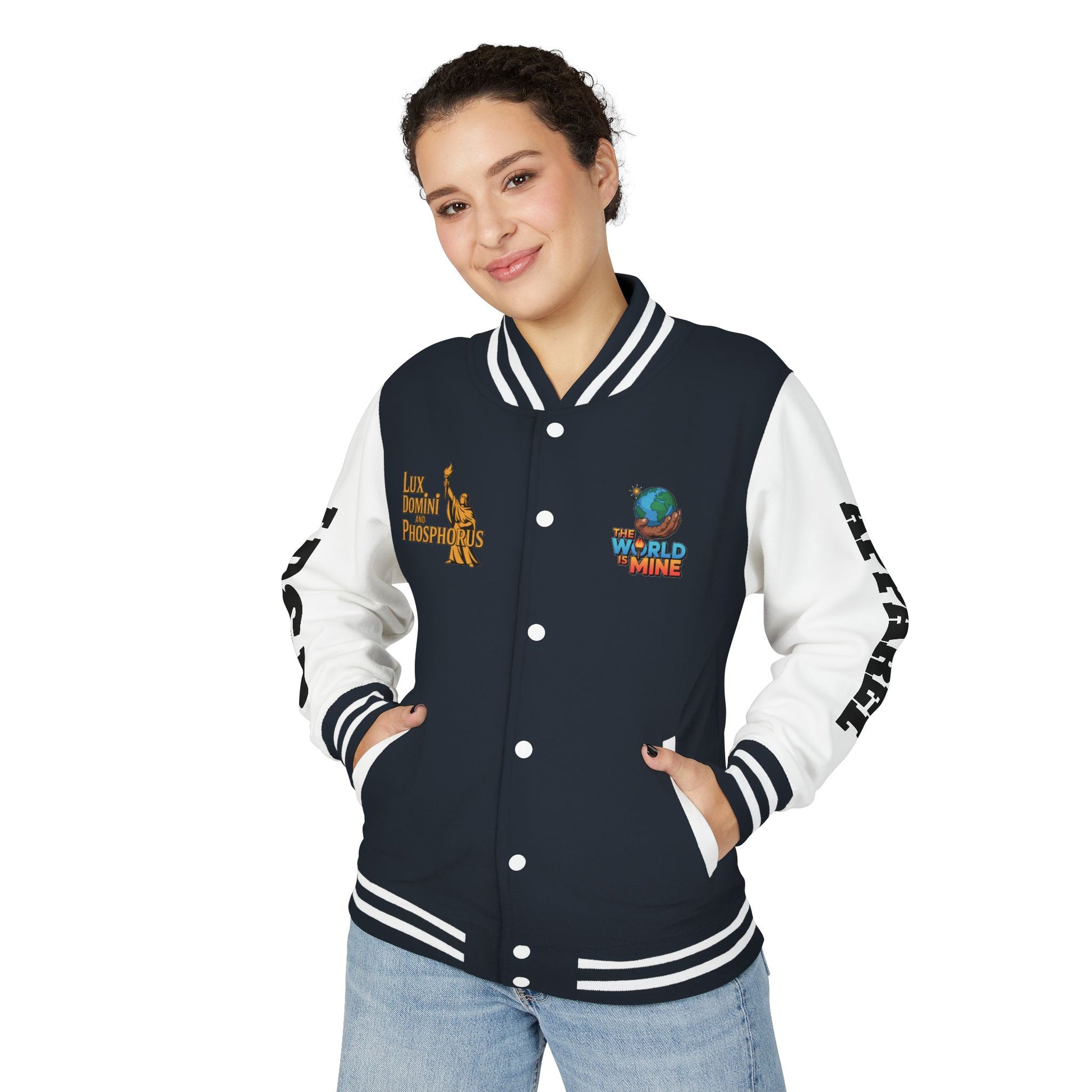 Letterman Jacket - The World is Mine LD&P APPAREL Design