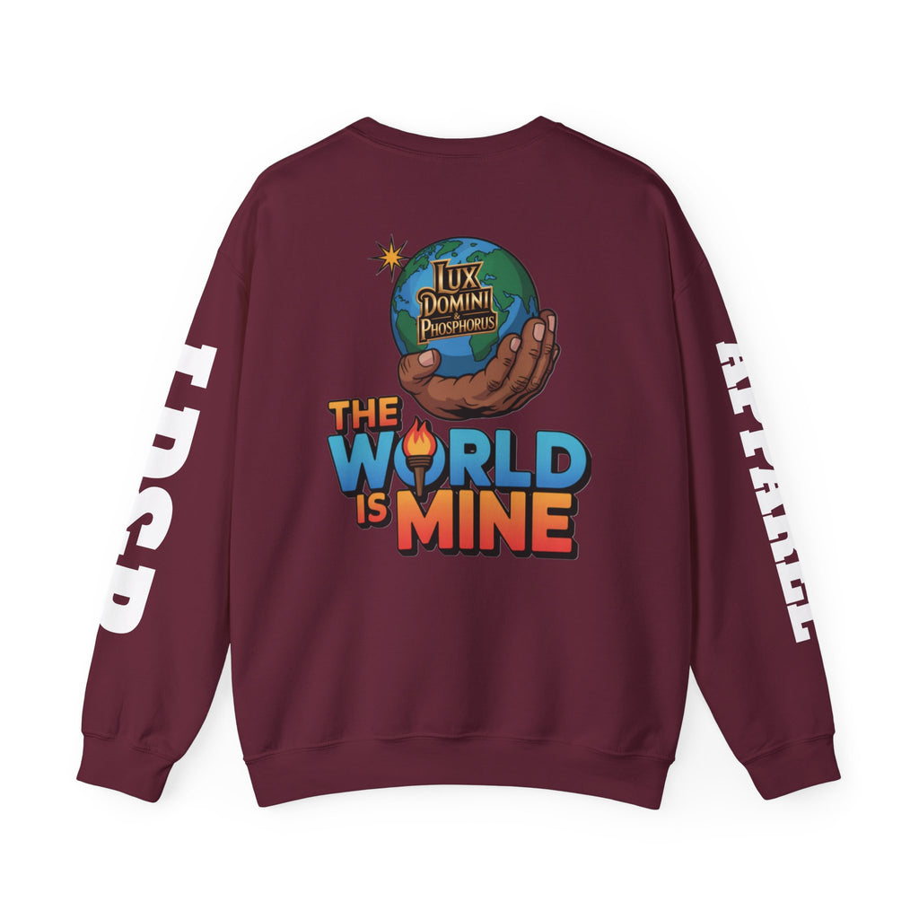 Graphic Sweatshirt - The World Is Mine LD&P APPAREL Design