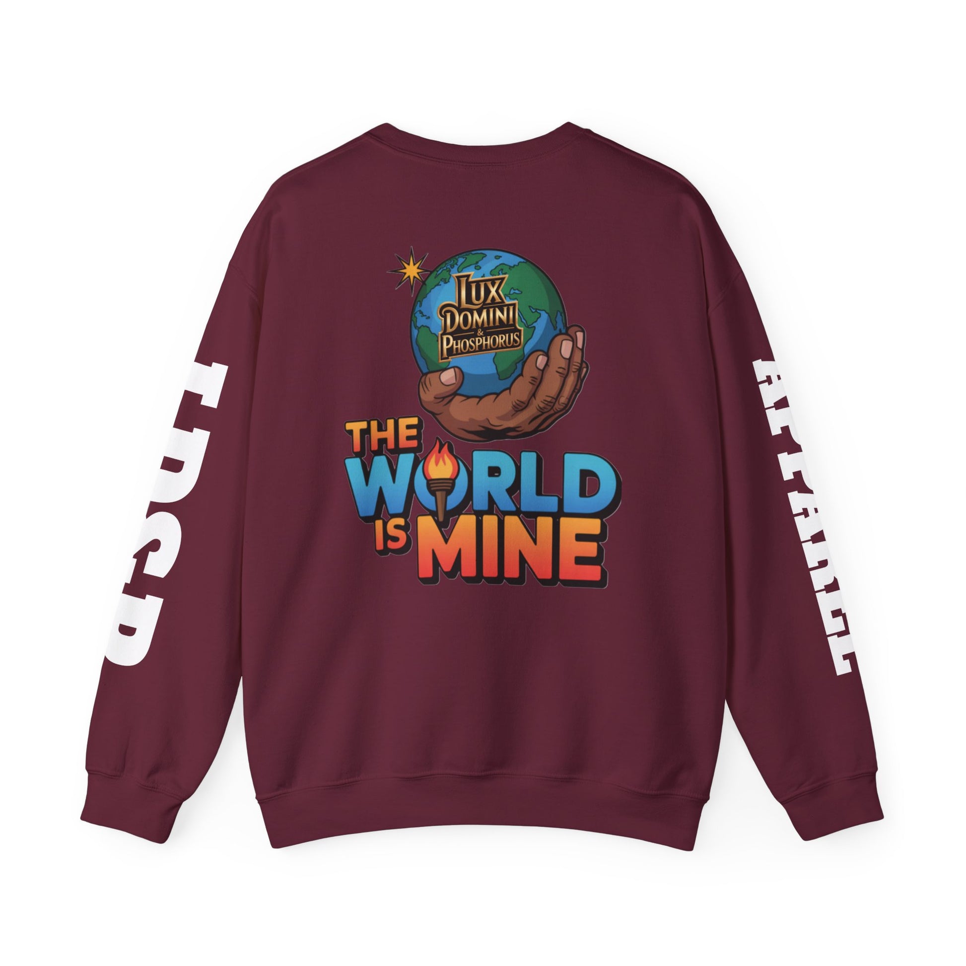 Graphic Sweatshirt - The World Is Mine LD&P APPAREL Design