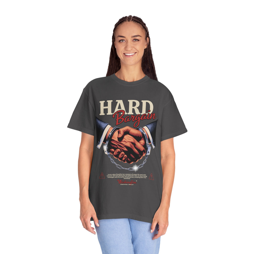 Garment-Dyed T-shirt Hard Bargain Graphic Tee