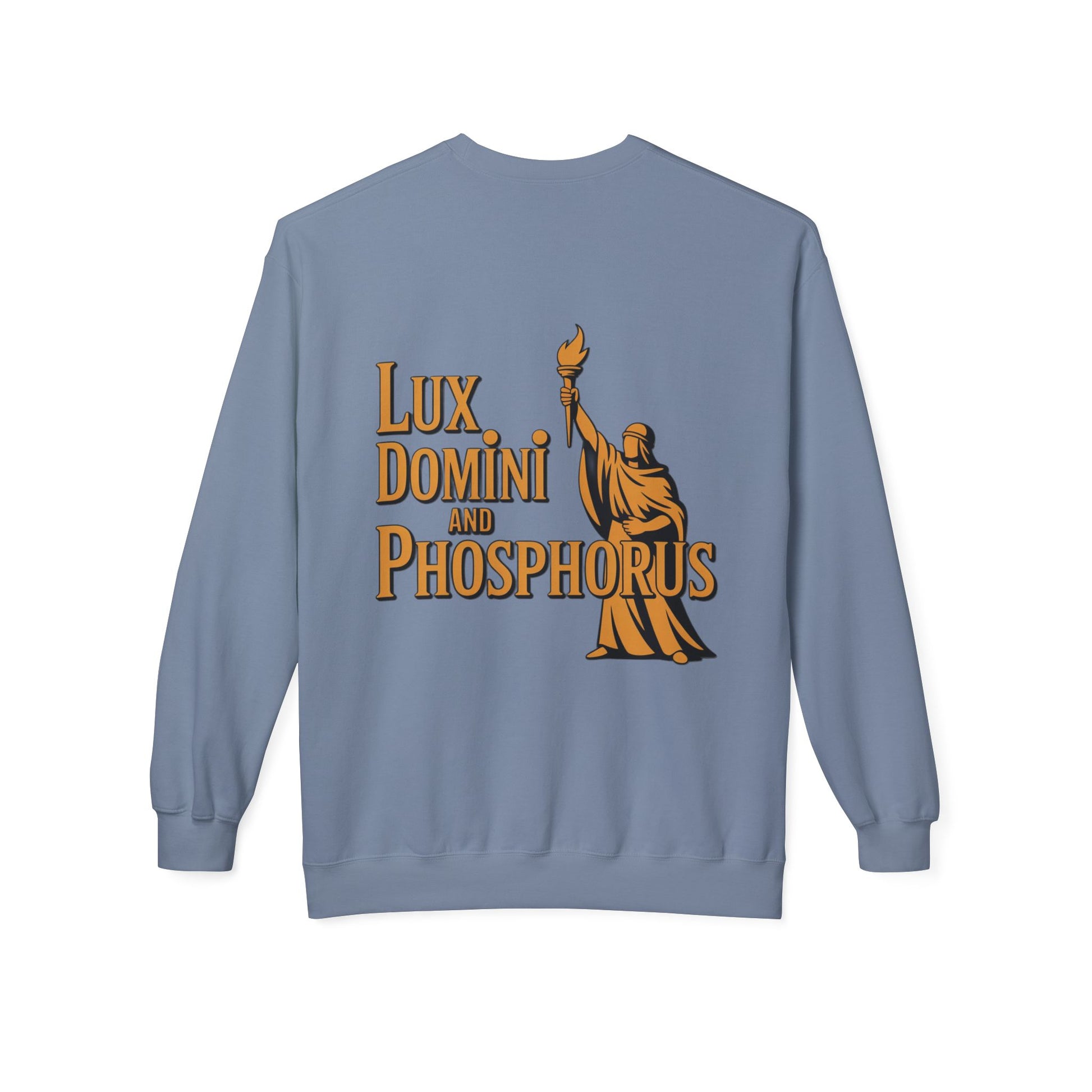 "Lux Domini and Phosphorus" crew-neck sweatshirt