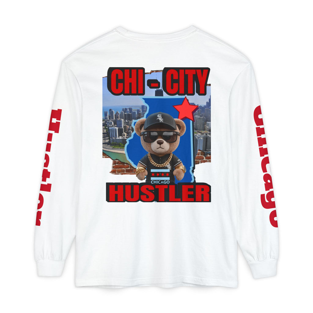 Chi-City Hustler Long Sleeve T-Shirt — LD&P Apparel