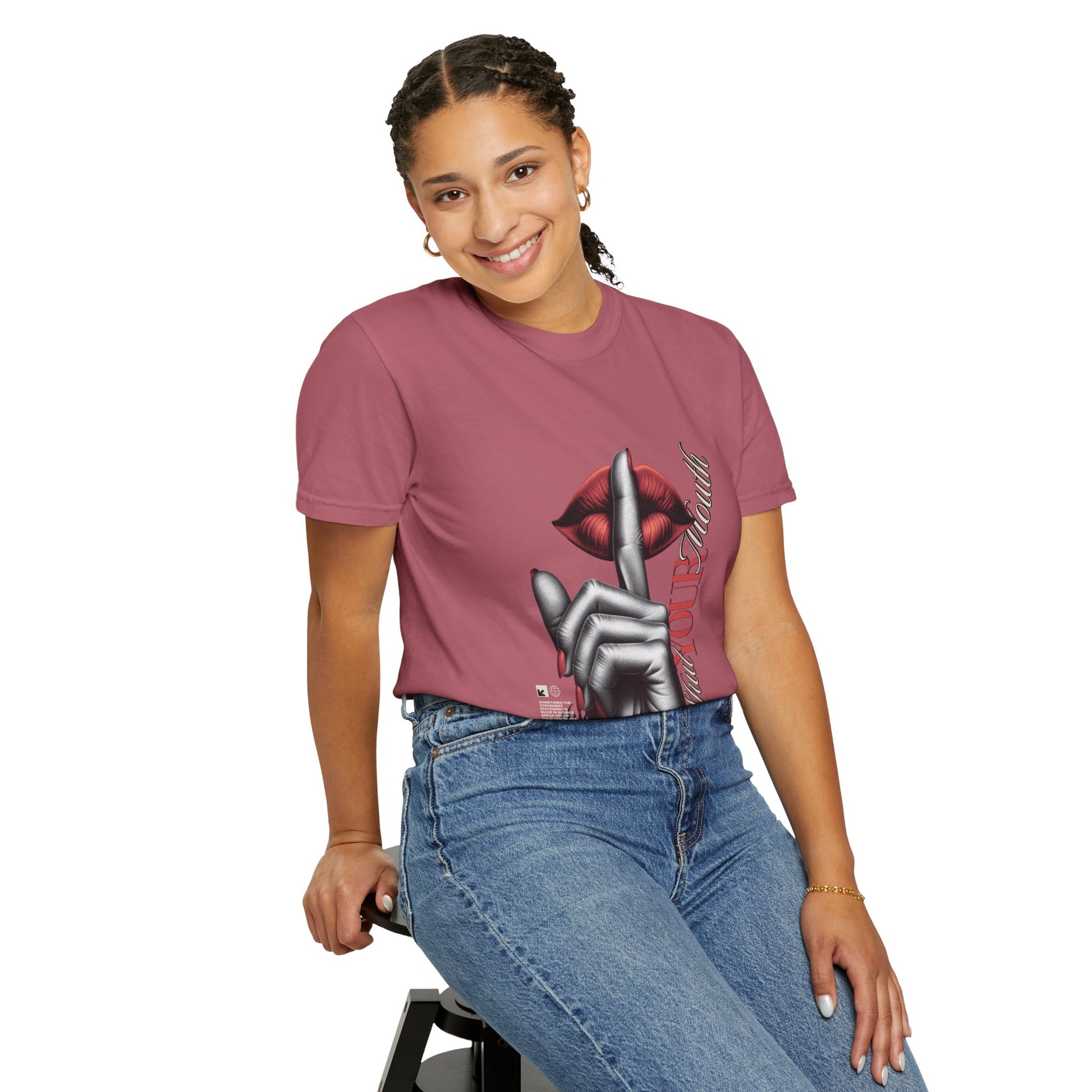 Dyed T-shirt - Big Moma Print