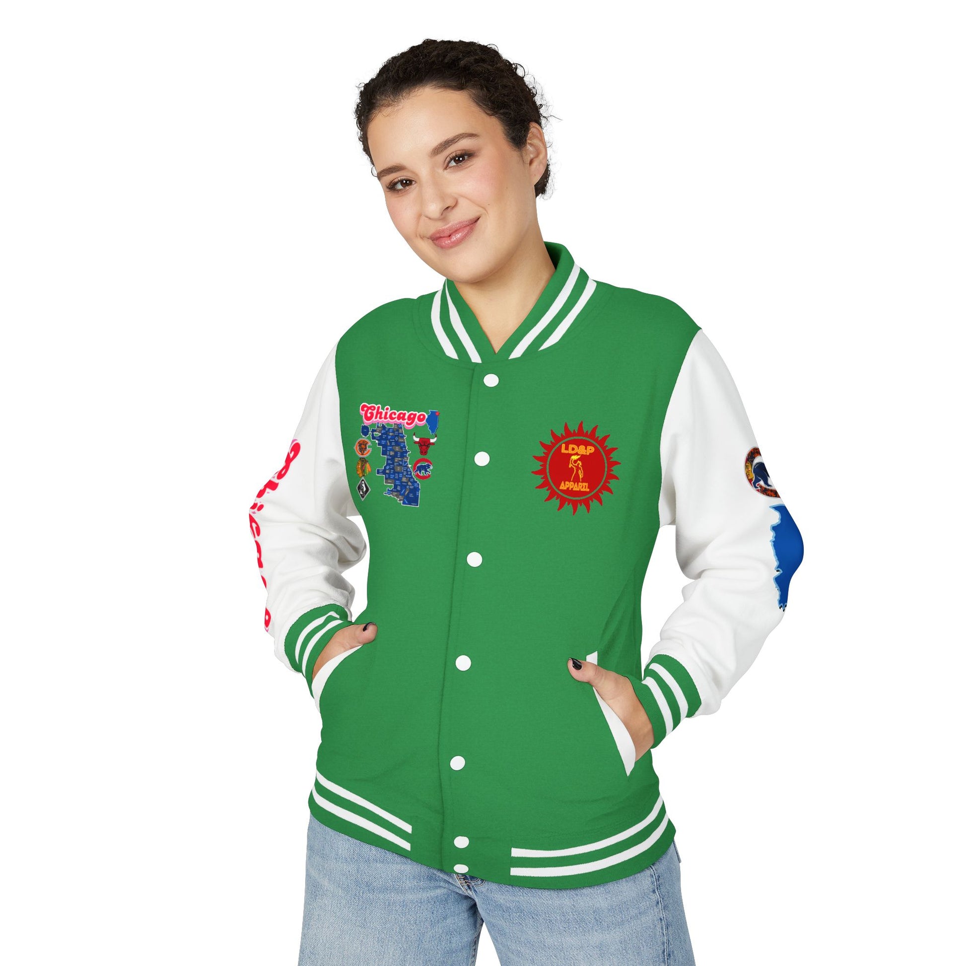 Letterman Jacket Chicago Design