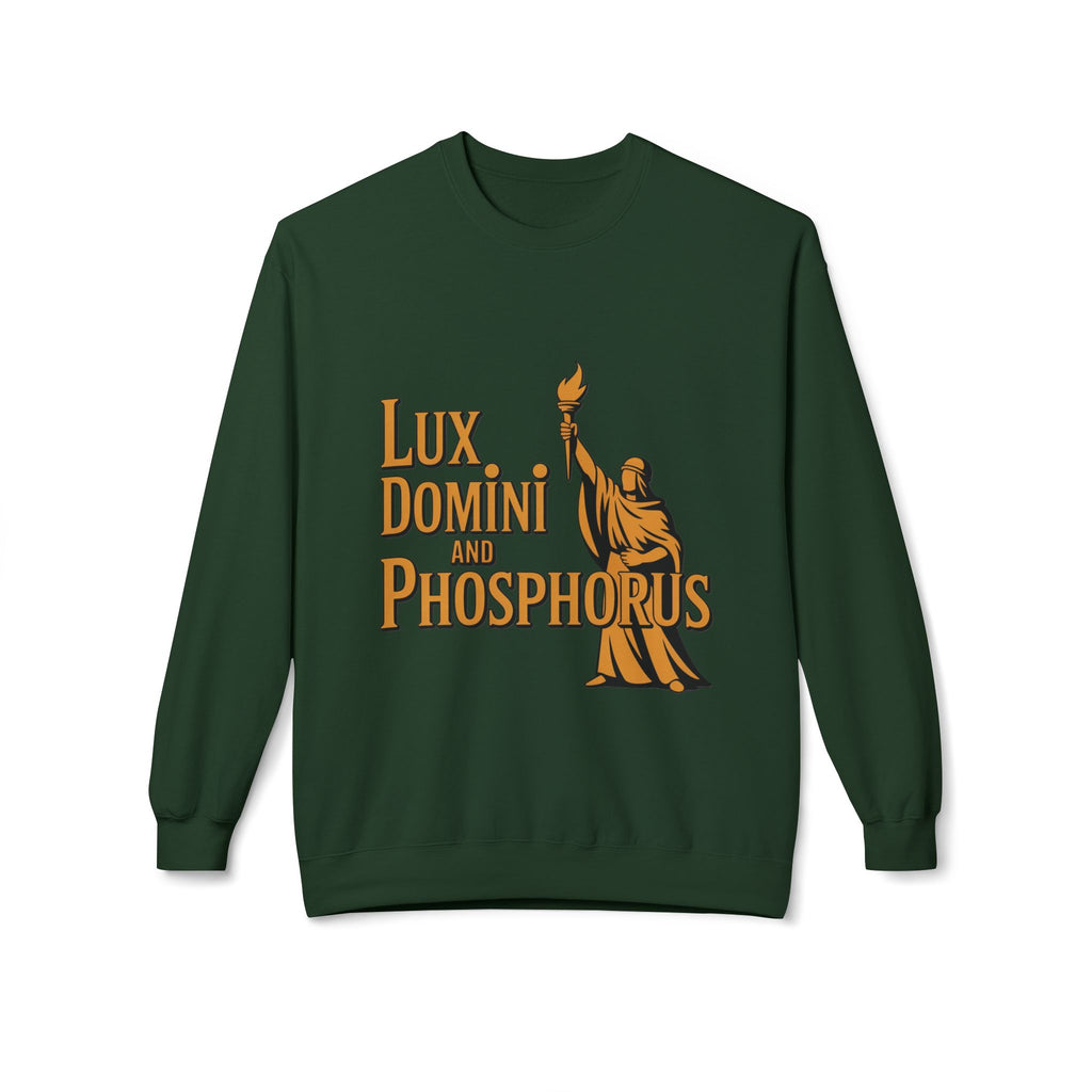 "Lux Domini and Phosphorus" crew-neck sweatshirt