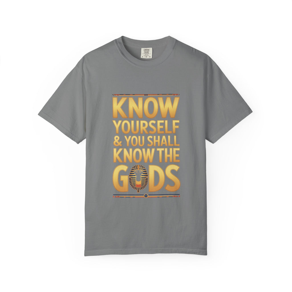 Garment-Dyed T-shirt - Know Yourself Design