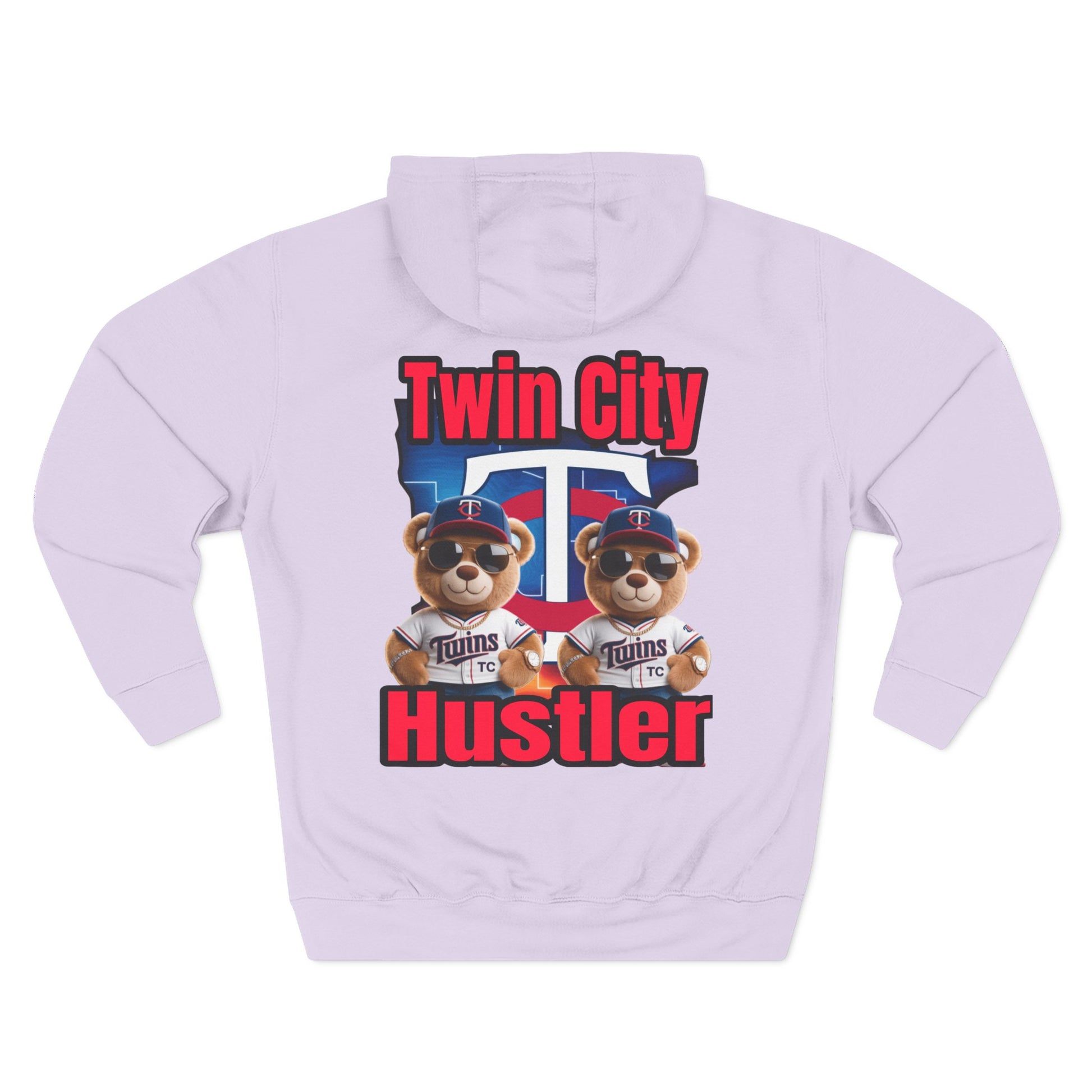 Fleece Hoodie Twin City HUSTLER Design