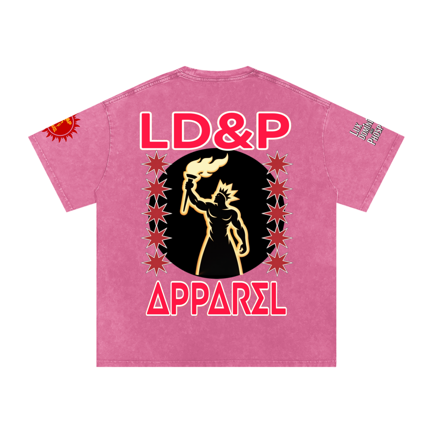 Snow Washed Oversized  LD&P Apparel Cotton T-Shirt
