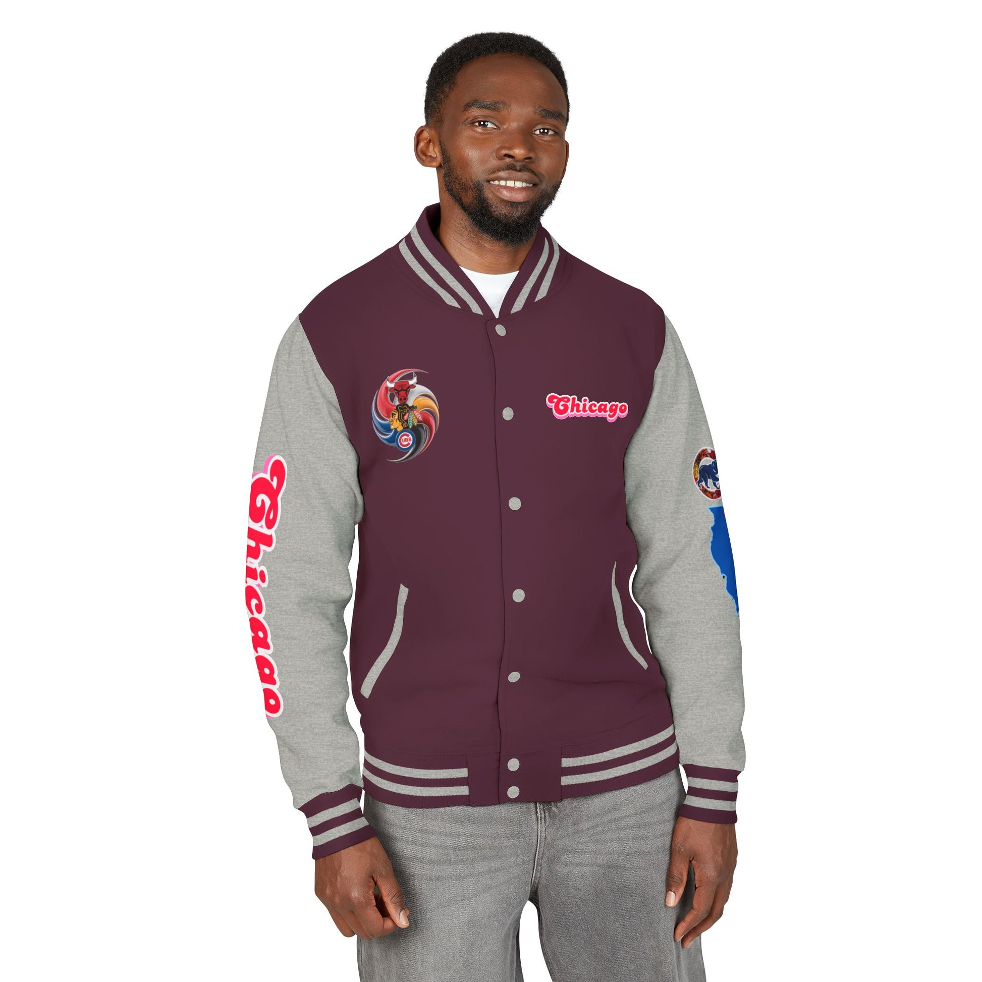 Letterman Jacket Chicago Design