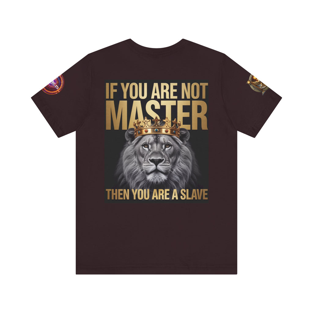 T-Shirt Master or slave LD&amp;P APPAREL Design Unisex Jersey Short Sleeve Tee