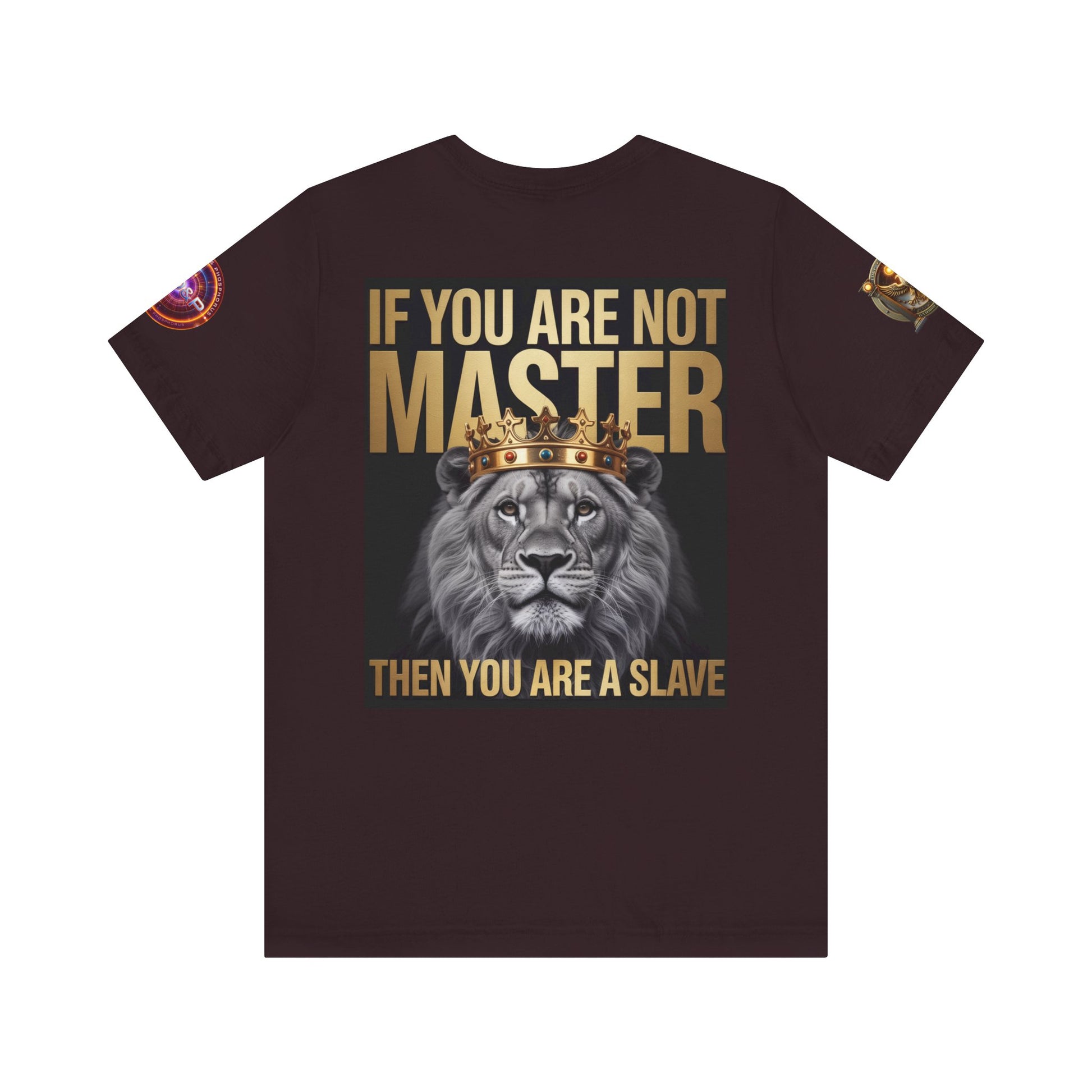 T-Shirt Master or slave LD&amp;P APPAREL Design Unisex Jersey Short Sleeve Tee