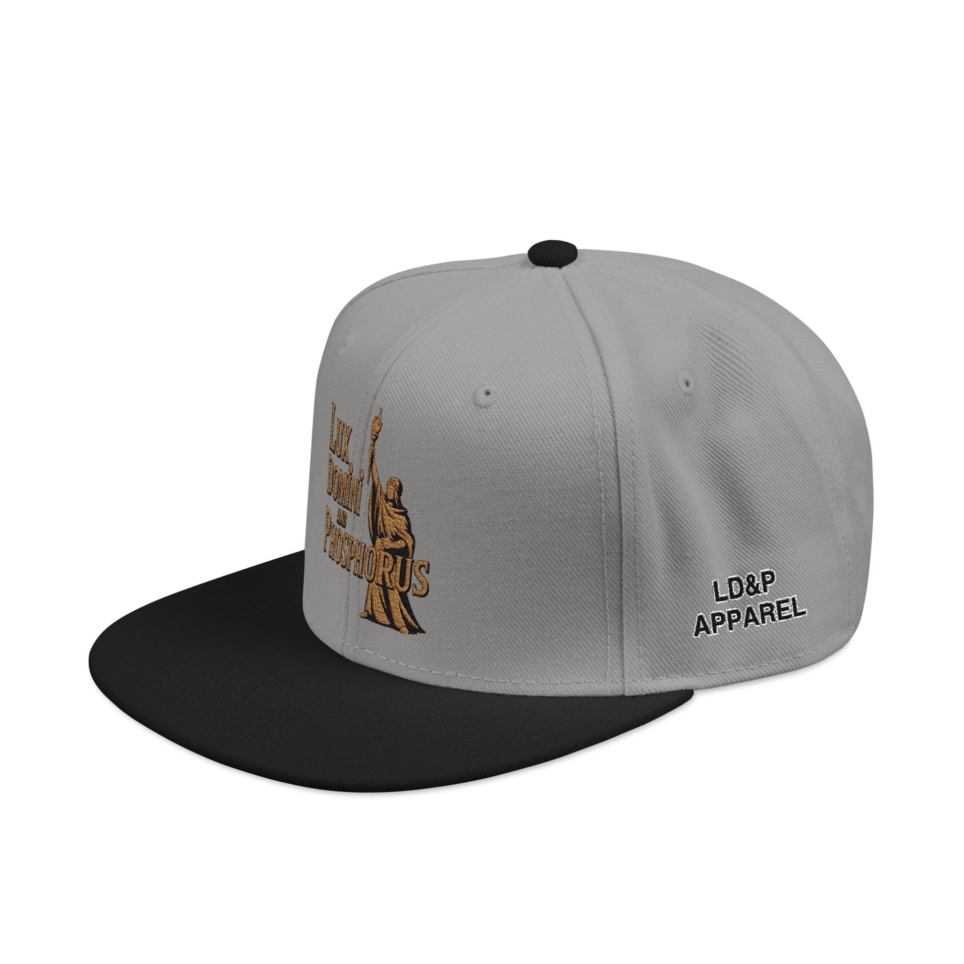 Snapback Cap - LUX DOMINI AND PHOSPHORUS Embroidered Hat
