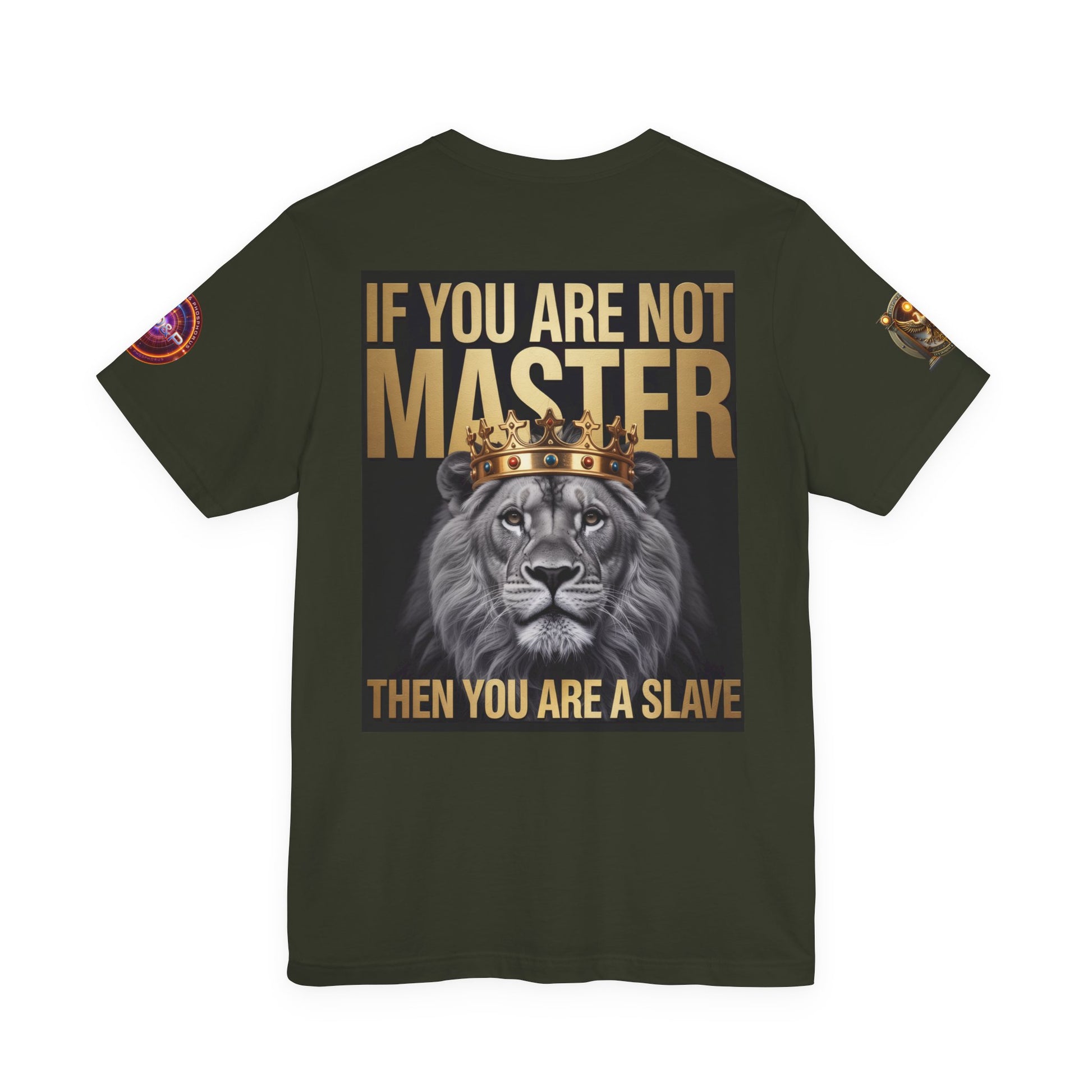T-Shirt Master or slave LD&amp;P APPAREL Design Unisex Jersey Short Sleeve Tee