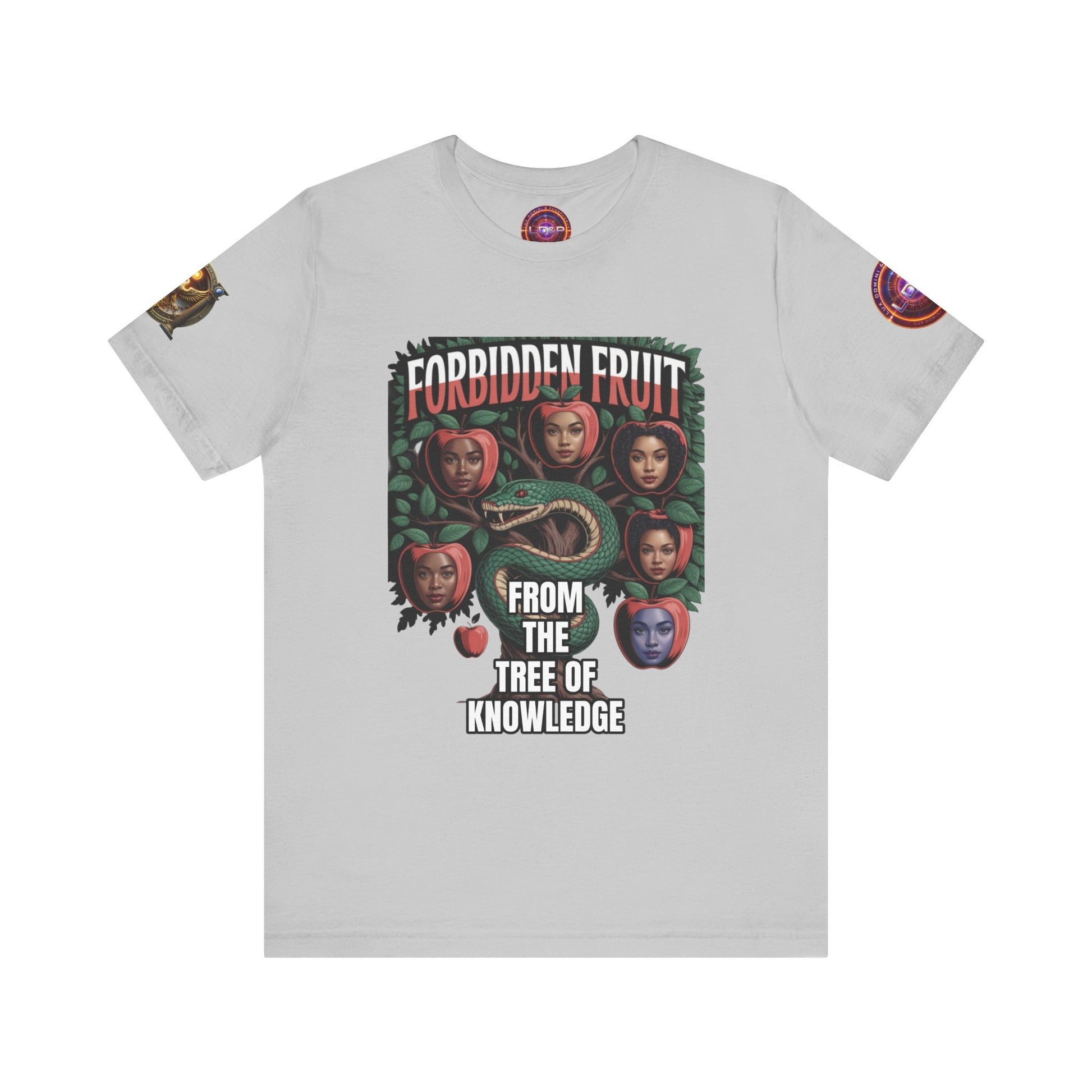 Short Sleeve Tee - Tree of Knowledge Forbidden Fruit Design