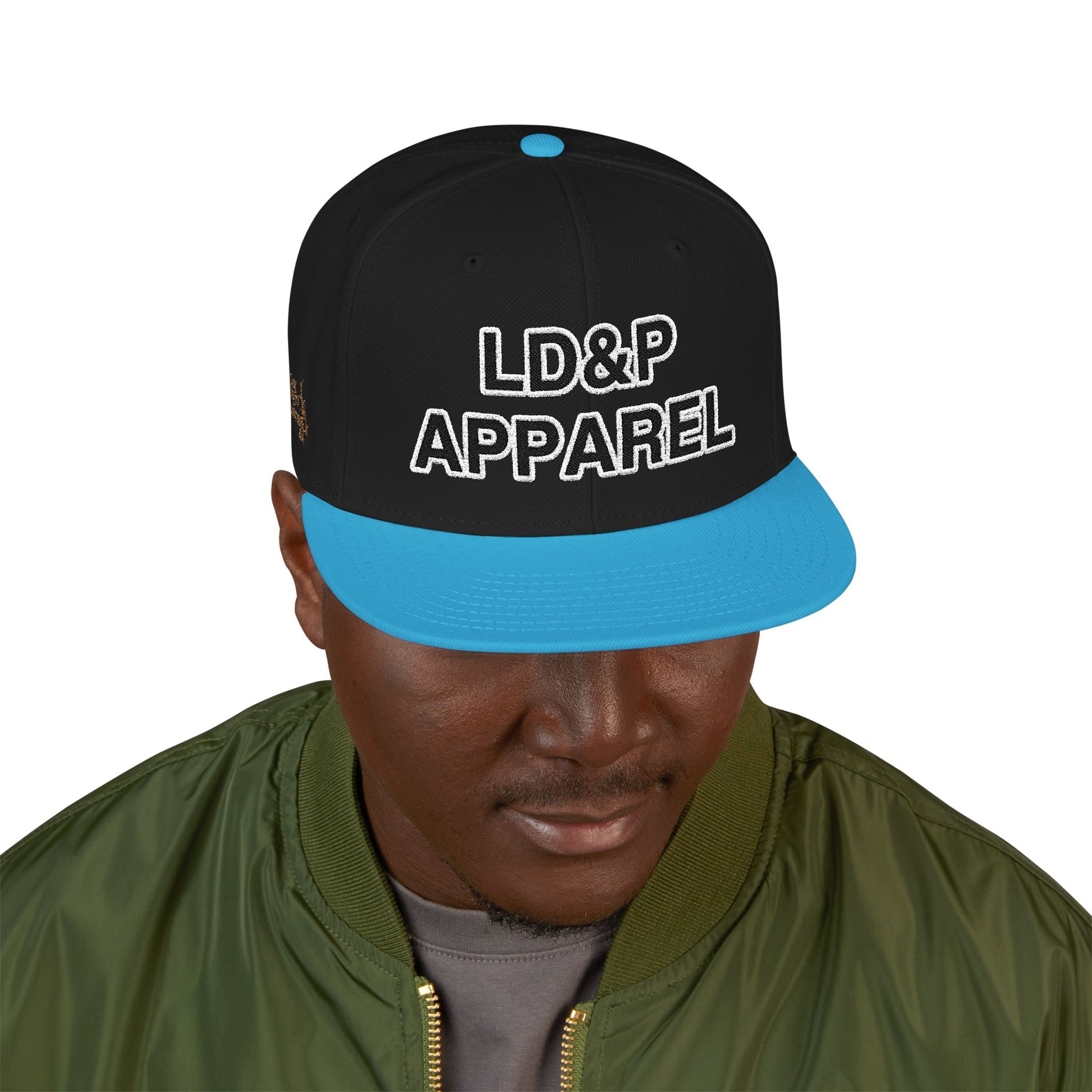 Embroidered Snapback Cap - LD&P Apparel Design