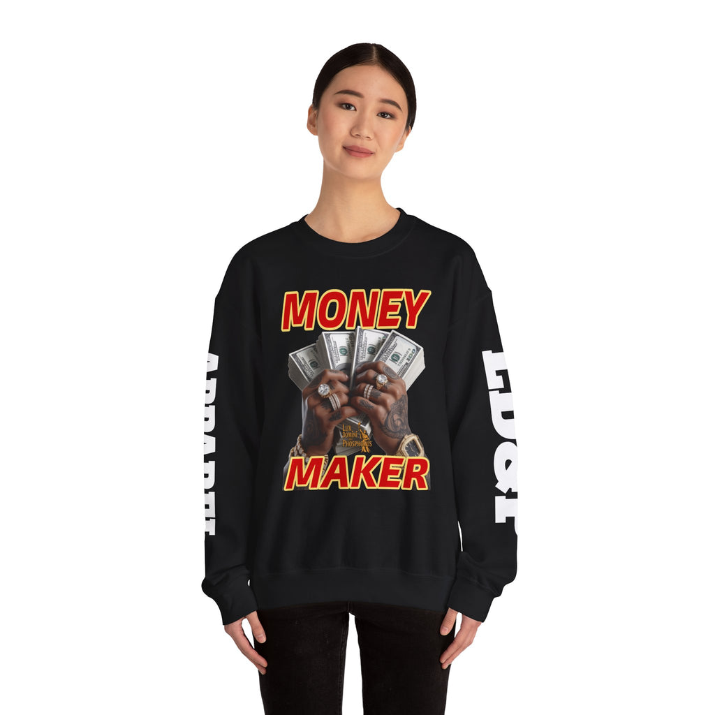 Money Maker Unisex Sweatshirt - LD&P APPAREL Design