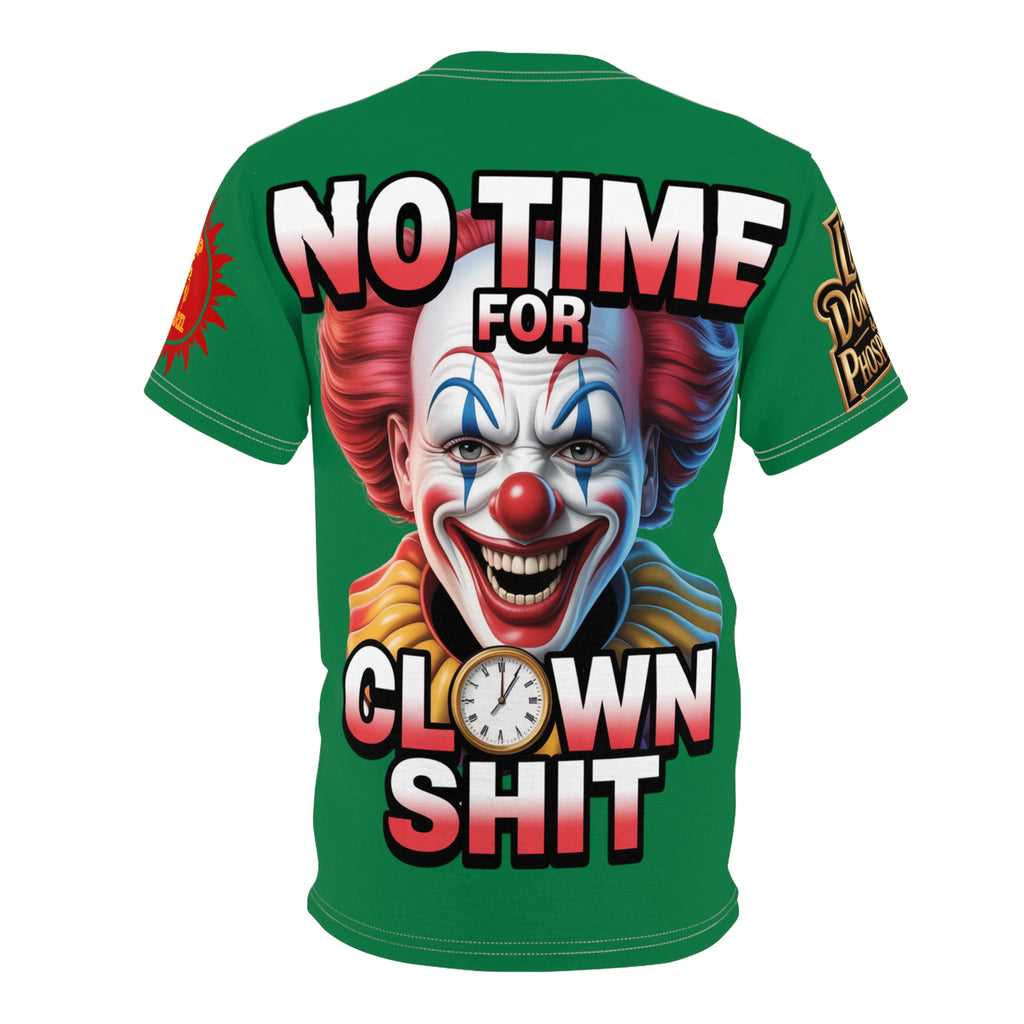T-Shirt No Time For Clowns Unisex green
