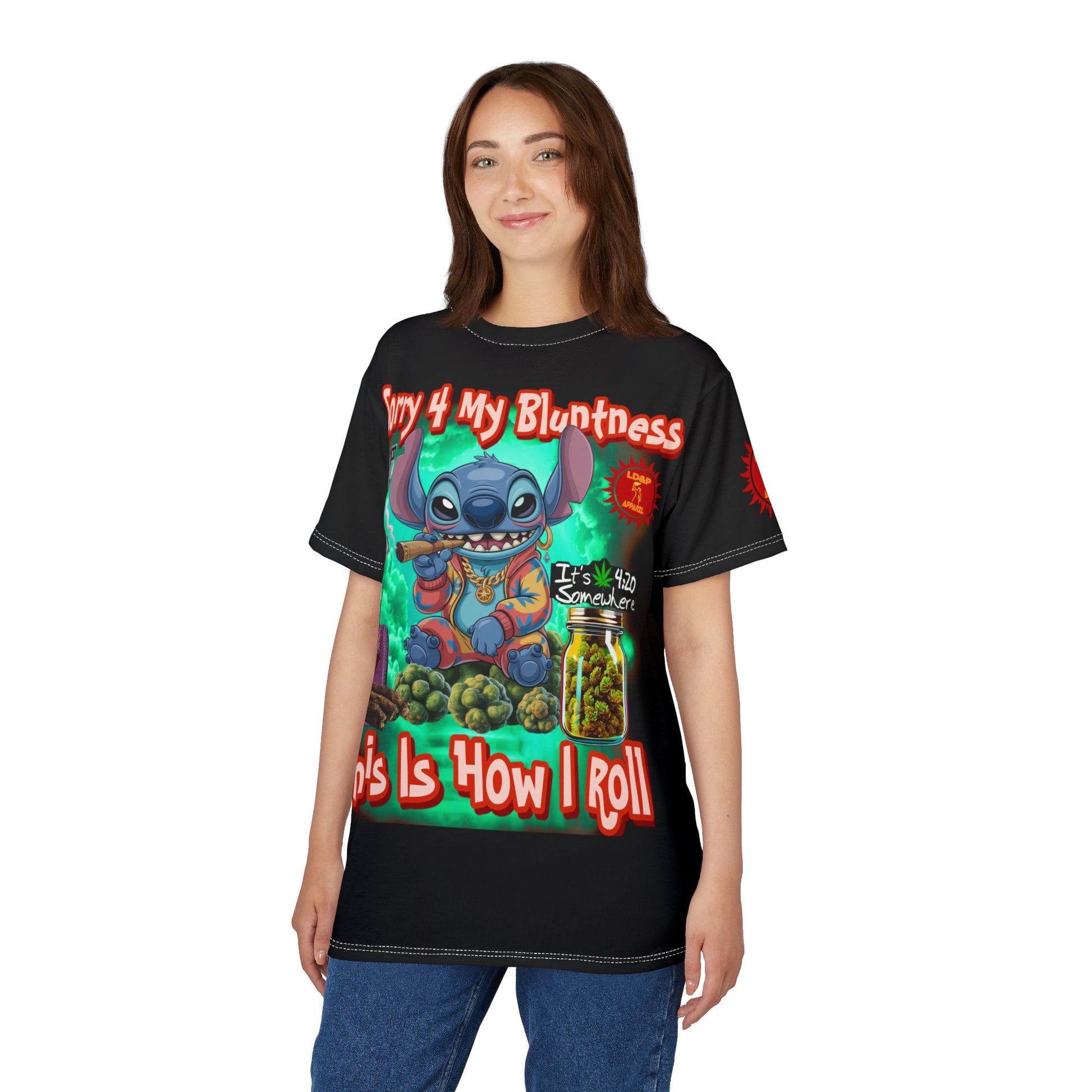 Graphic Tee — "Sorry 4 My Bluntness" Black