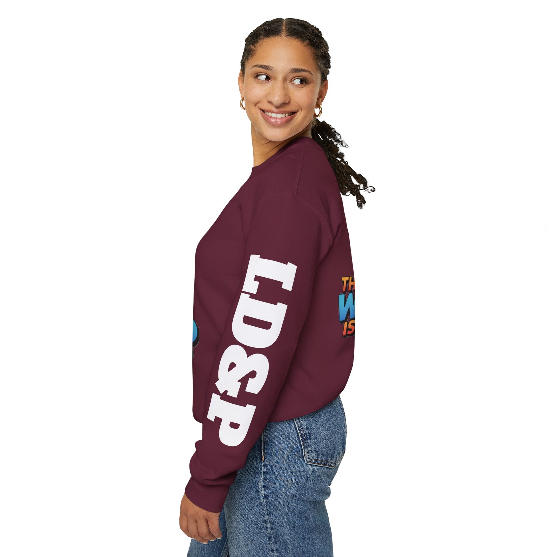 Graphic Sweatshirt - The World Is Mine LD&P APPAREL Design