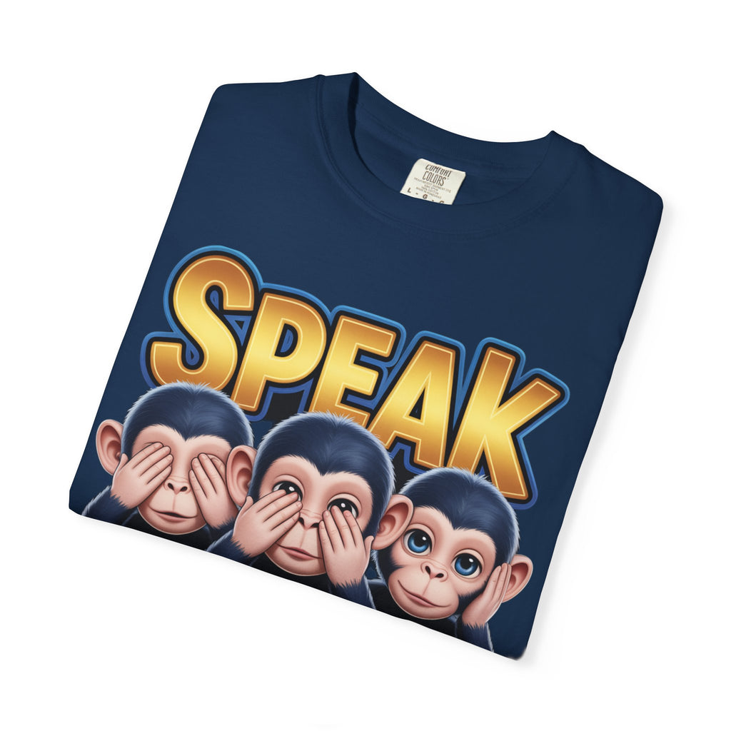 Graphic T-Shirt Speak See Hear No Evil design #2