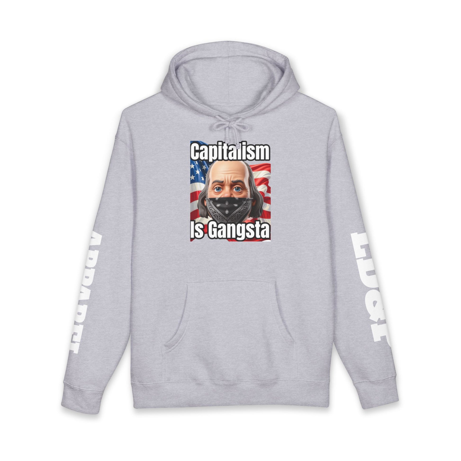 Capitalism is Gangsta Heavyweight Hooded Sweatshirt