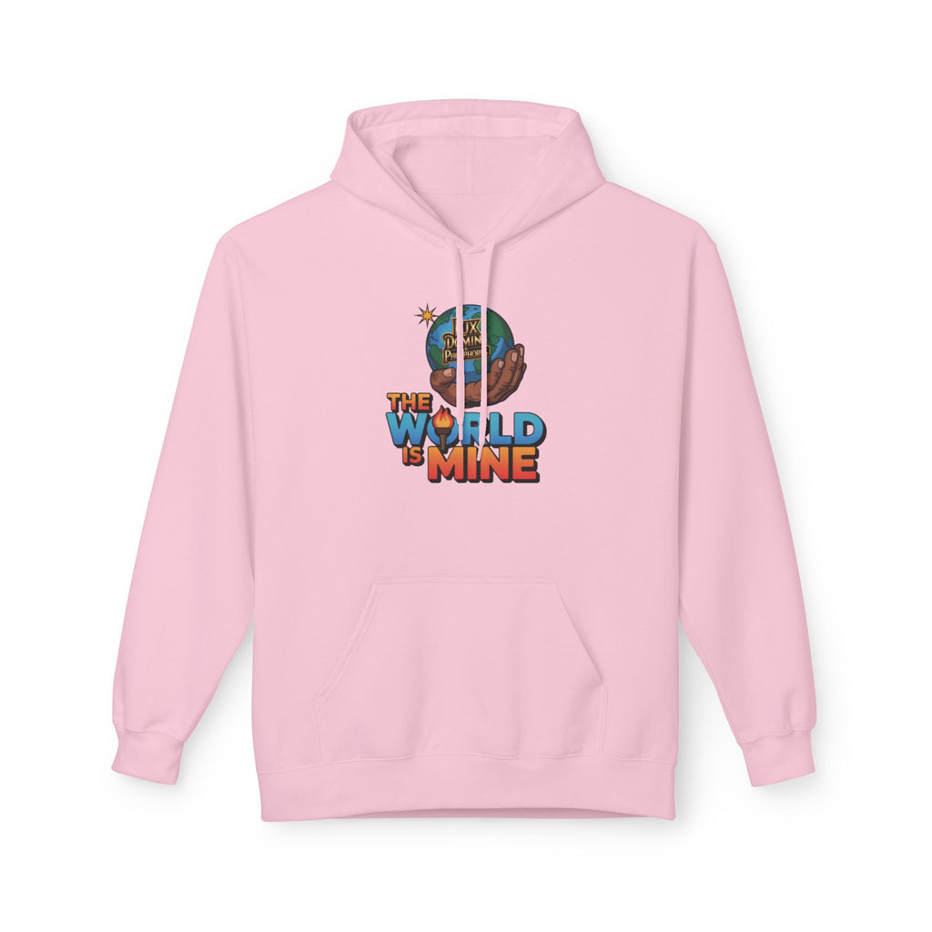 Hoodie Lux Domini and Phosphorus Design The World is Mine