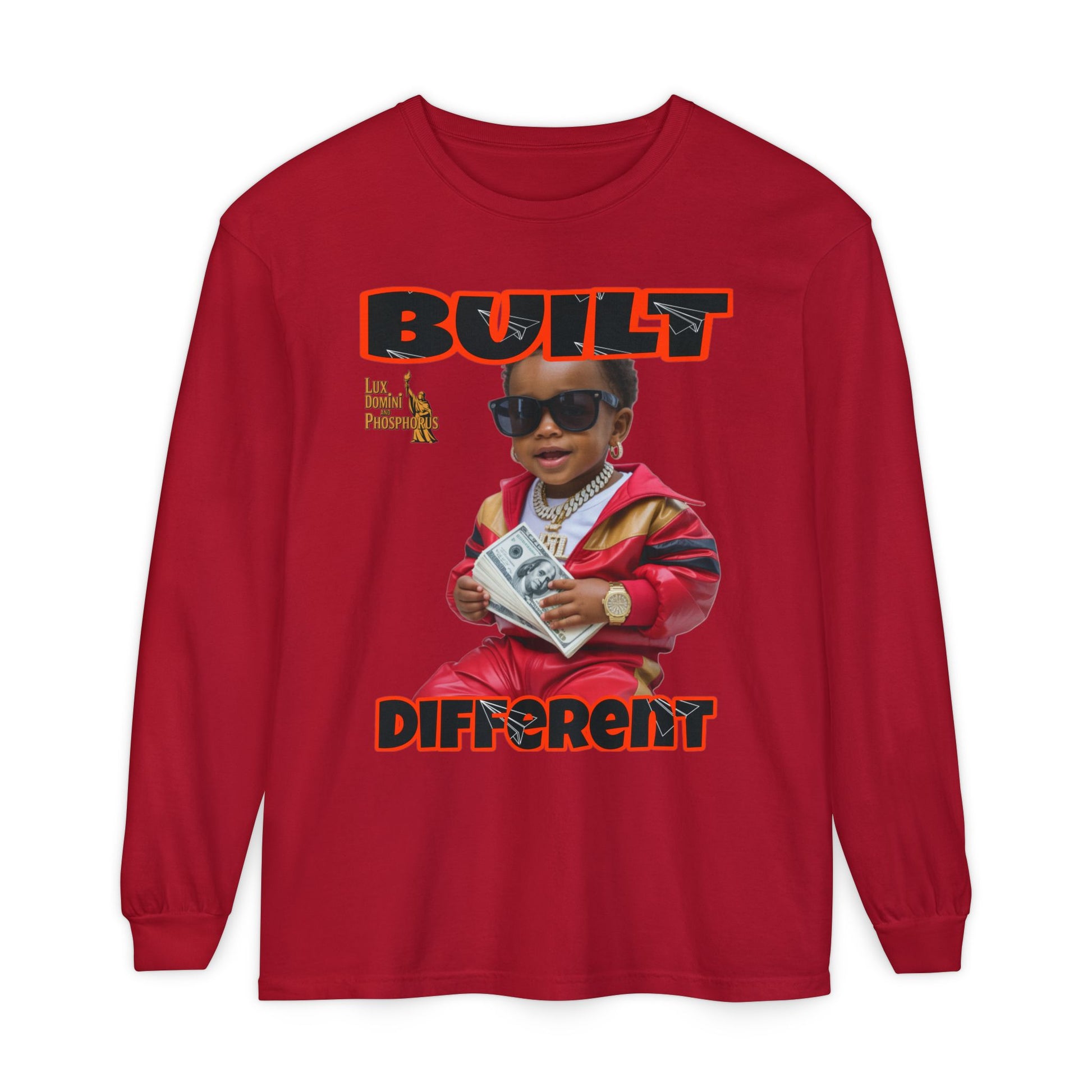 Long Sleeve T-Shirt - Built Different LD&P Apparel Design