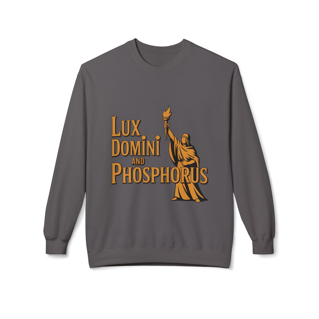 "Lux Domini and Phosphorus" crew-neck sweatshirt