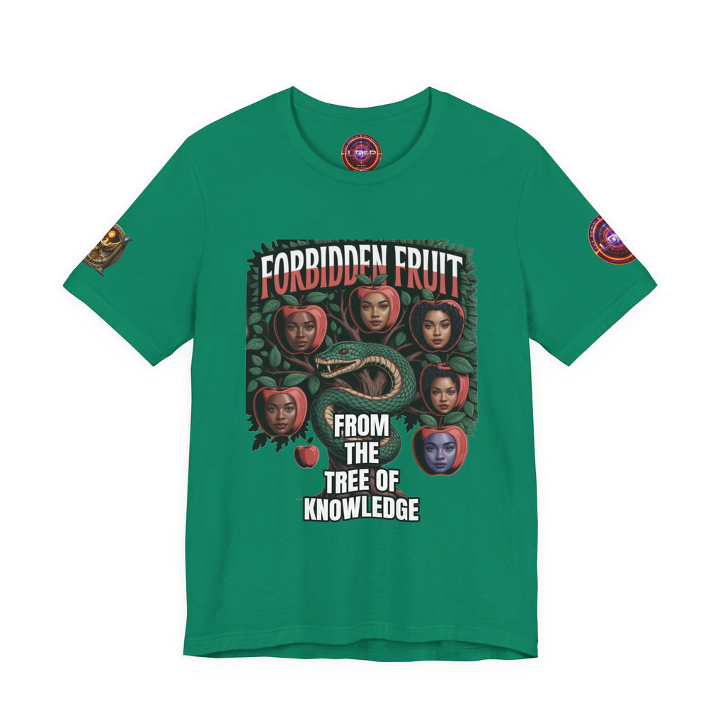 Short Sleeve Tee - Tree of Knowledge Forbidden Fruit Design