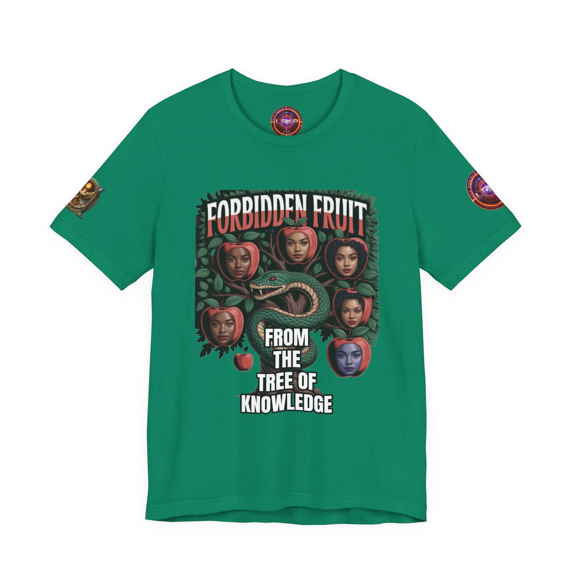 Short Sleeve Tee - Tree of Knowledge Forbidden Fruit Design