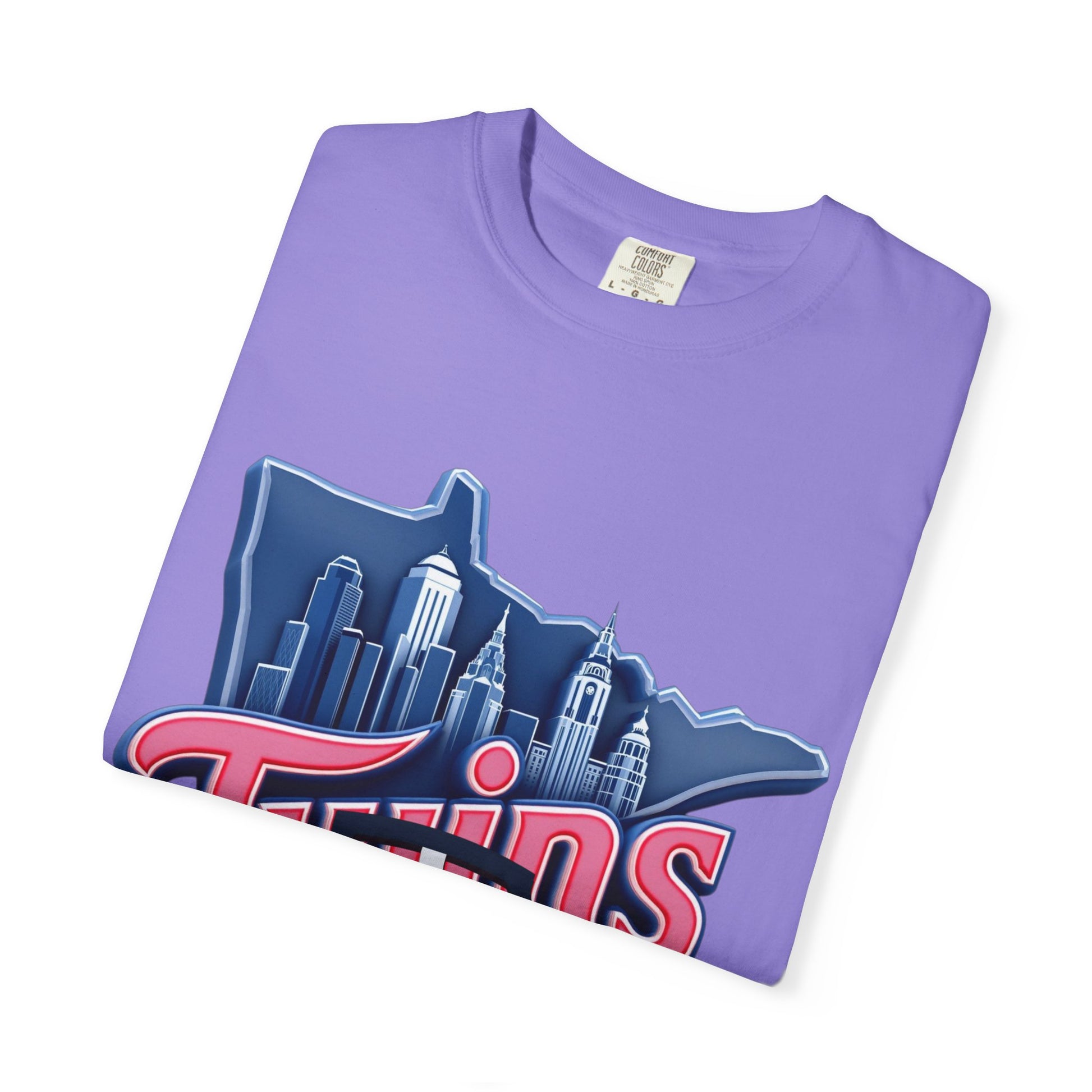 Twin City Unisex T-Shirt, Sporty Tee for Fans, Garment-Dyed Shirt, Perfect for Game Day, Show Your Team Spirit!