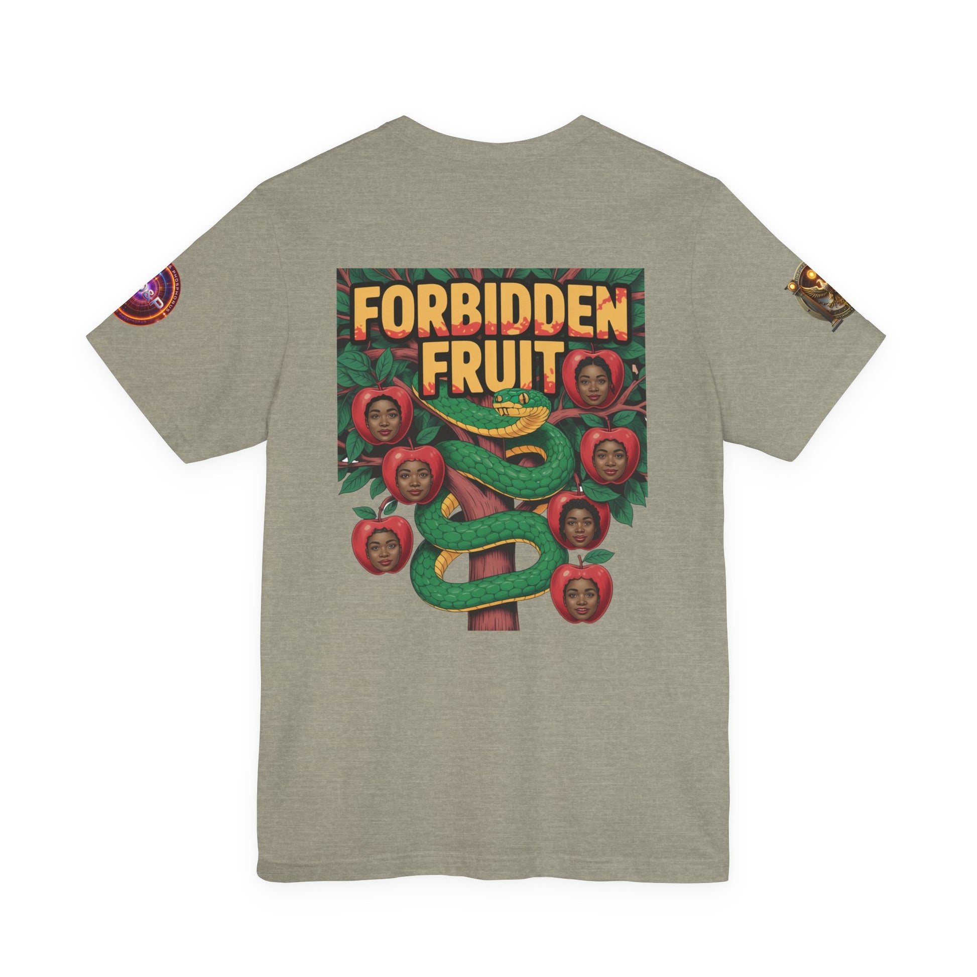 Short Sleeve Tee - Tree of Knowledge Forbidden Fruit Design