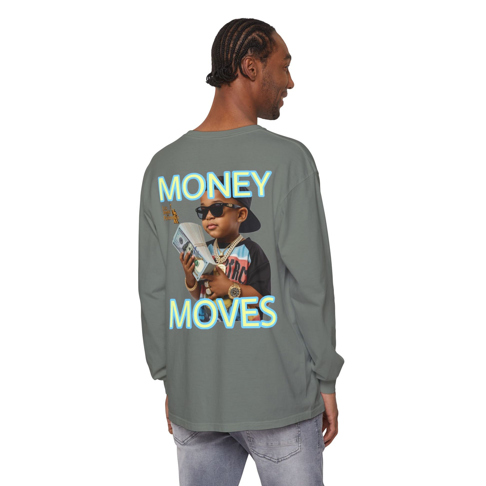 Long Sleeve T-Shirt - Money Moves LD&P APPAREL
