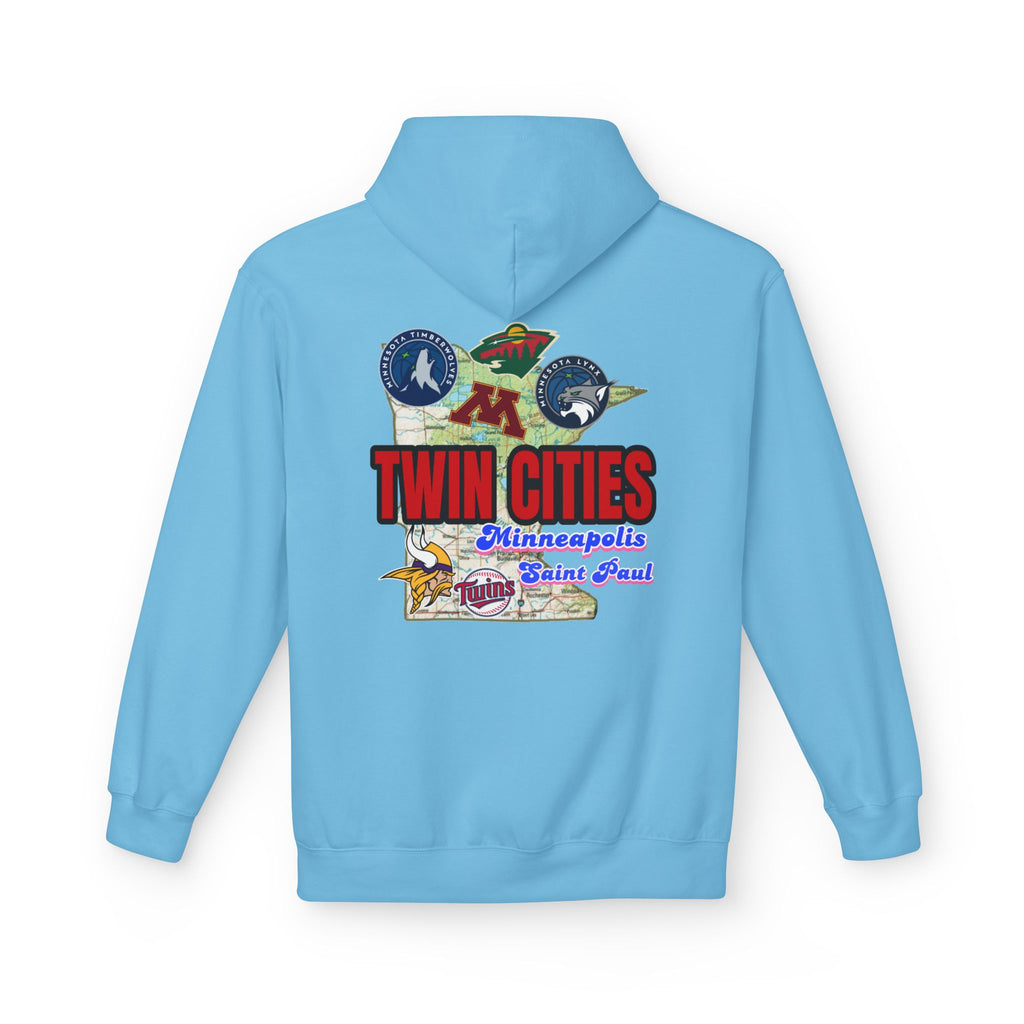 Fleece Hoodie Twin Cities Minneapolis St Paul Design