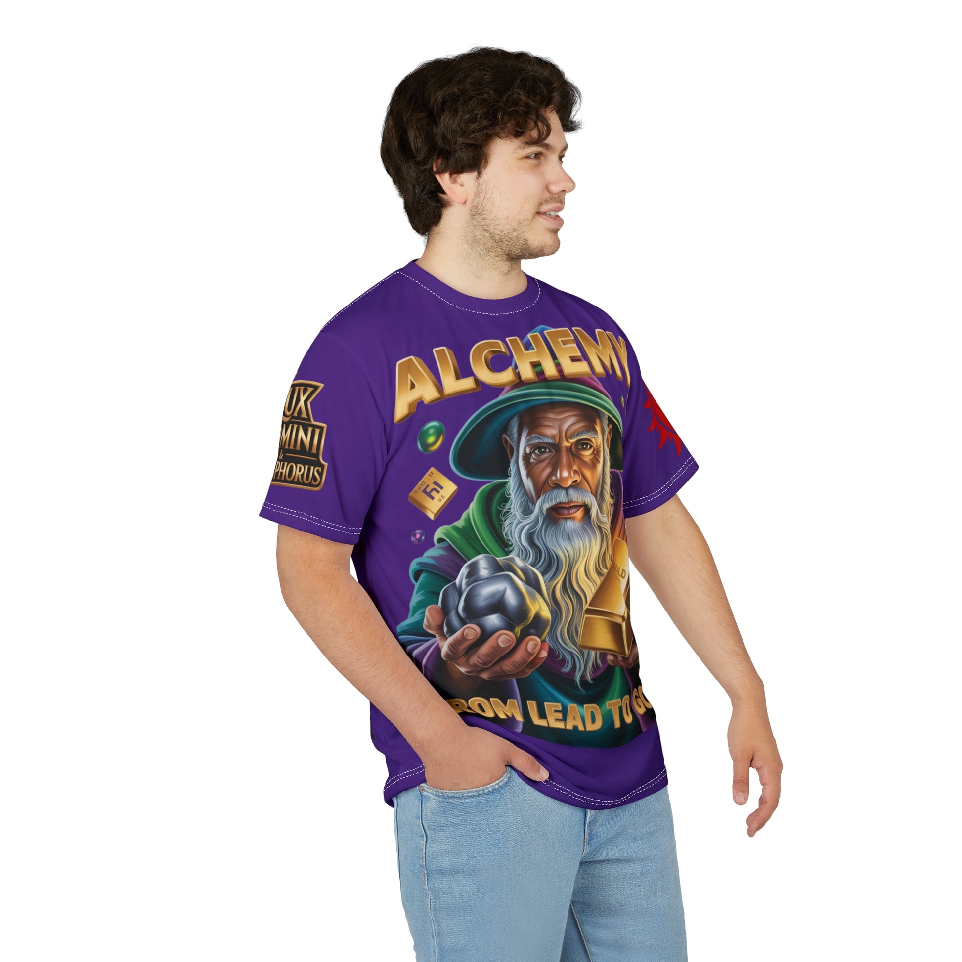 Alchemy Unisex Cut & Sew Tee purple