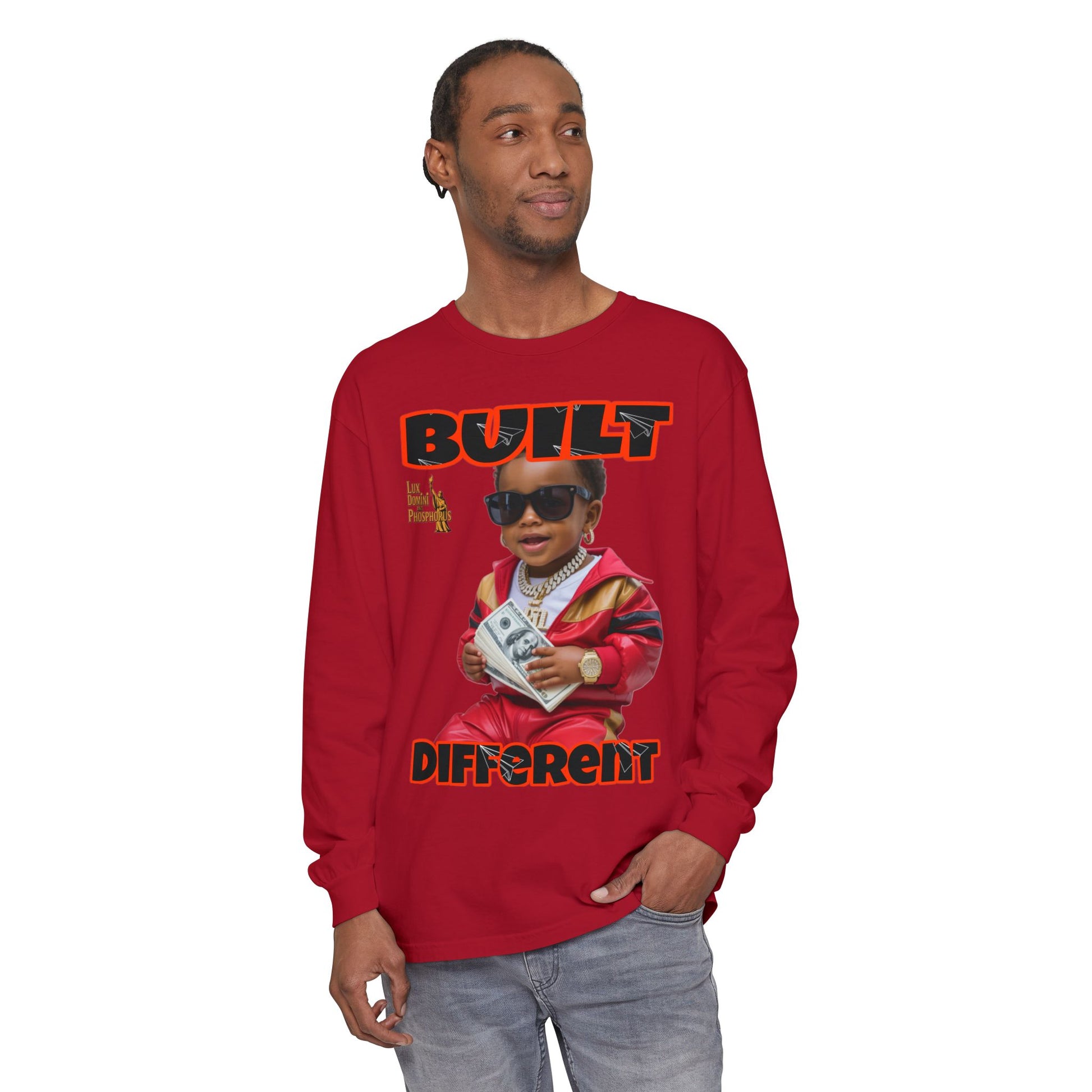 Long Sleeve T-Shirt - Built Different LD&P Apparel Design