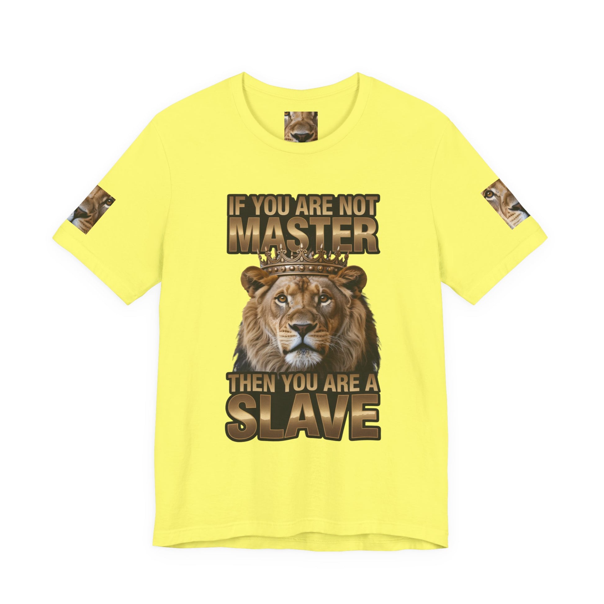 T-Shirt Master or slave LD&amp;P APPAREL Design Unisex Jersey Short Sleeve Tee