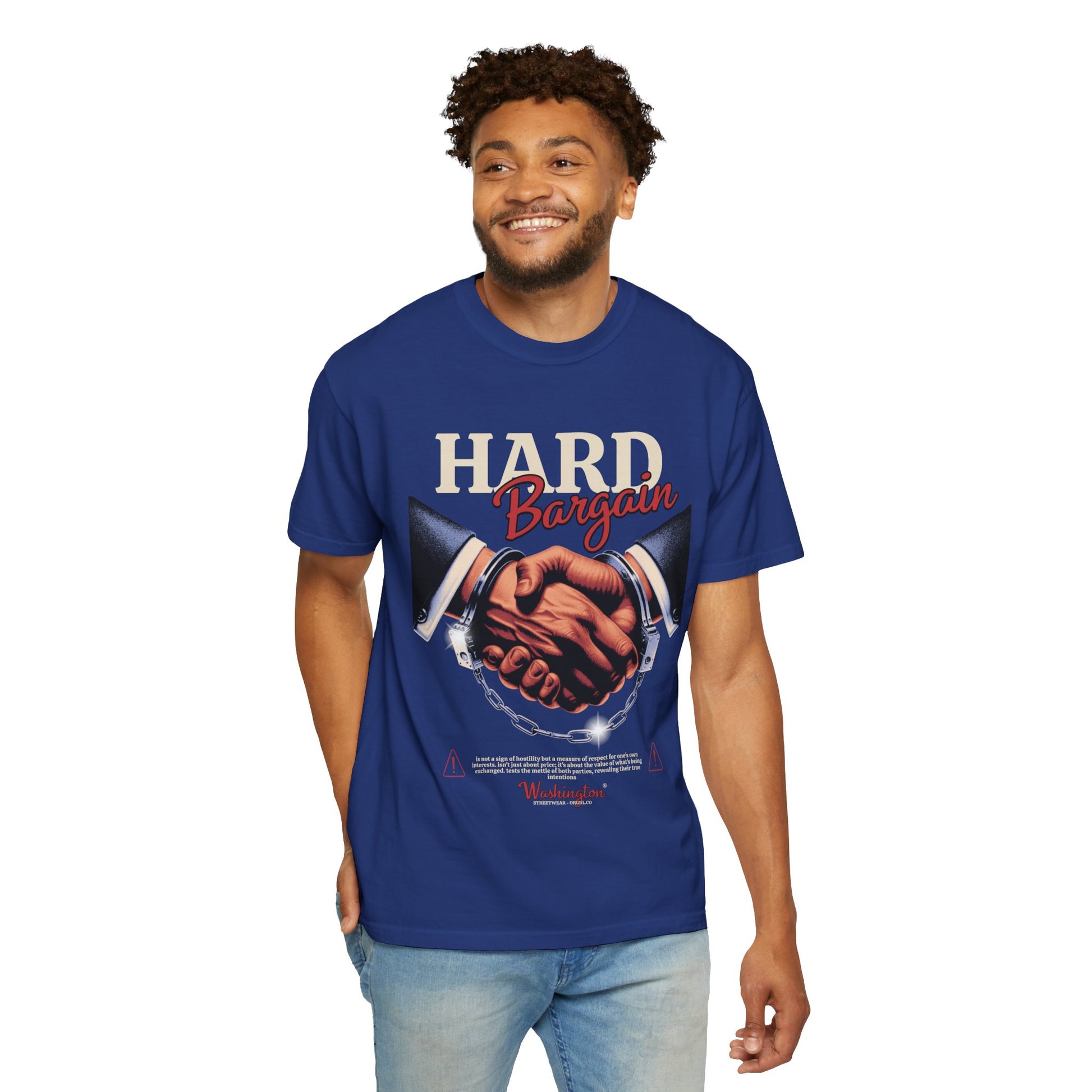 Garment-Dyed T-shirt Hard Bargain Graphic Tee