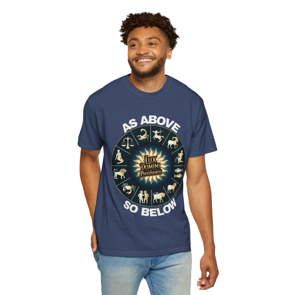 Zodiac Unisex T-Shirt - As above so below design