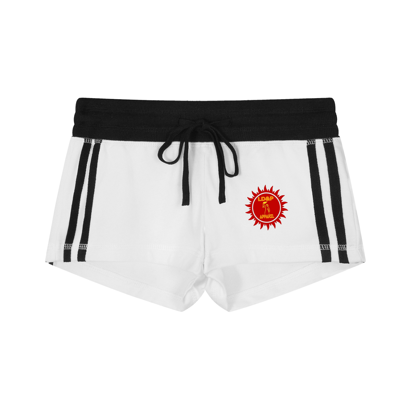 Women's Contrast Stripe Track Shorts