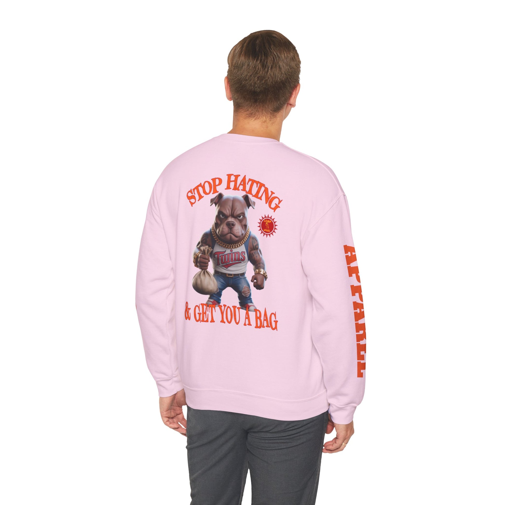 Unisex Sweatshirt Stop Hating LD&P Apparel Design