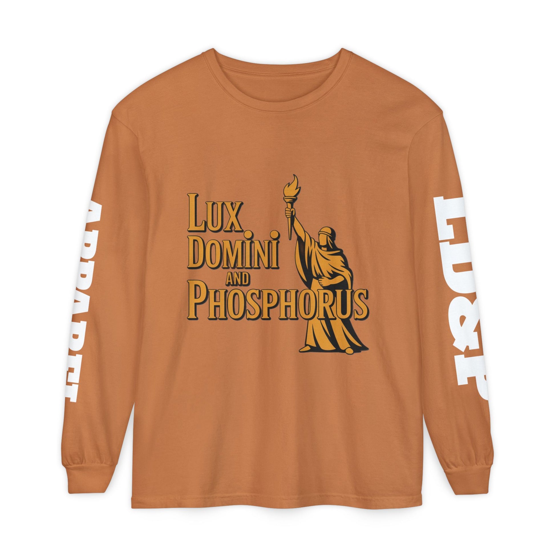 Long Sleeve T-Shirt Lux Domini and Phosphorus LD&P Apparel Design
