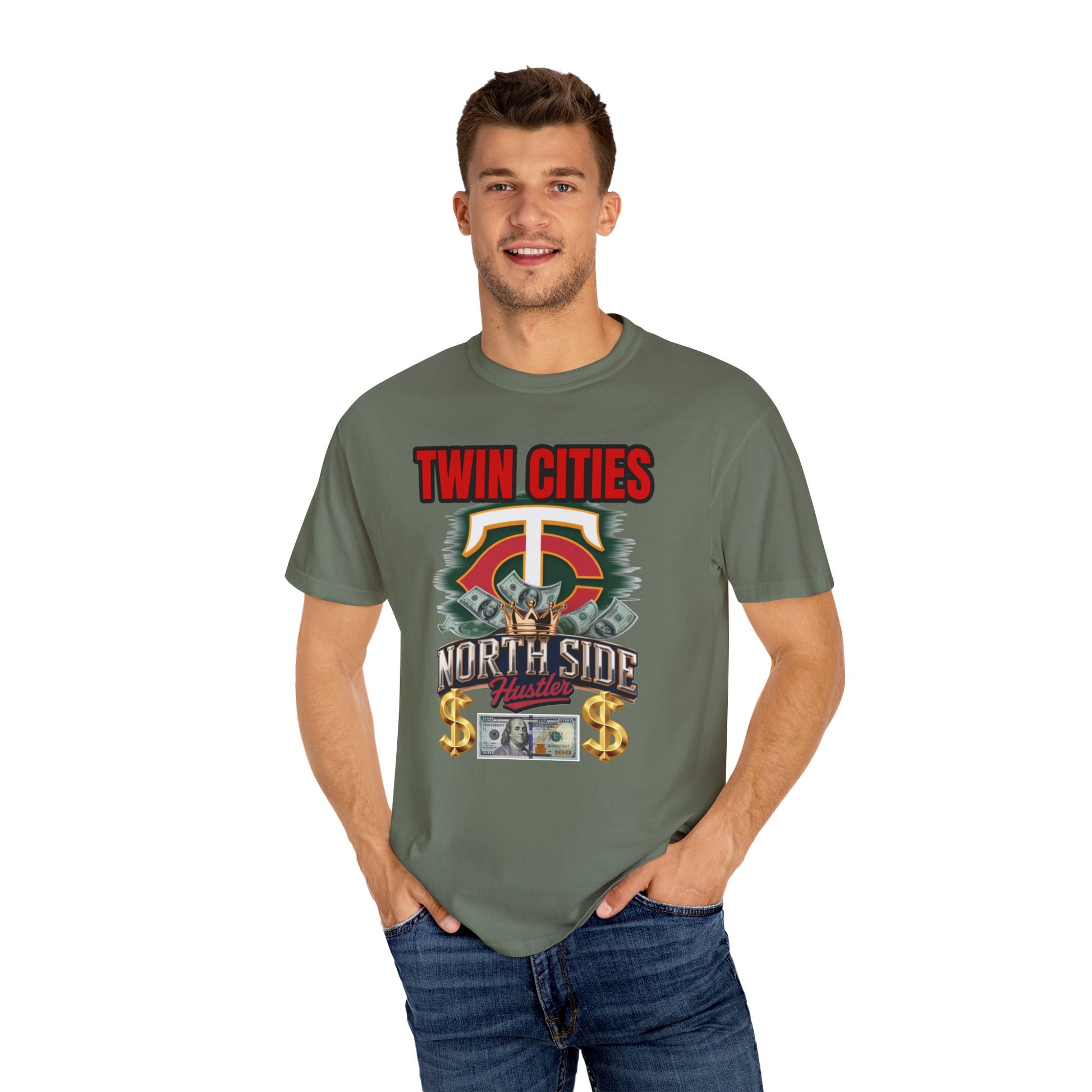 Garment-Dyed T-shirt - TC Northside HUSTLER