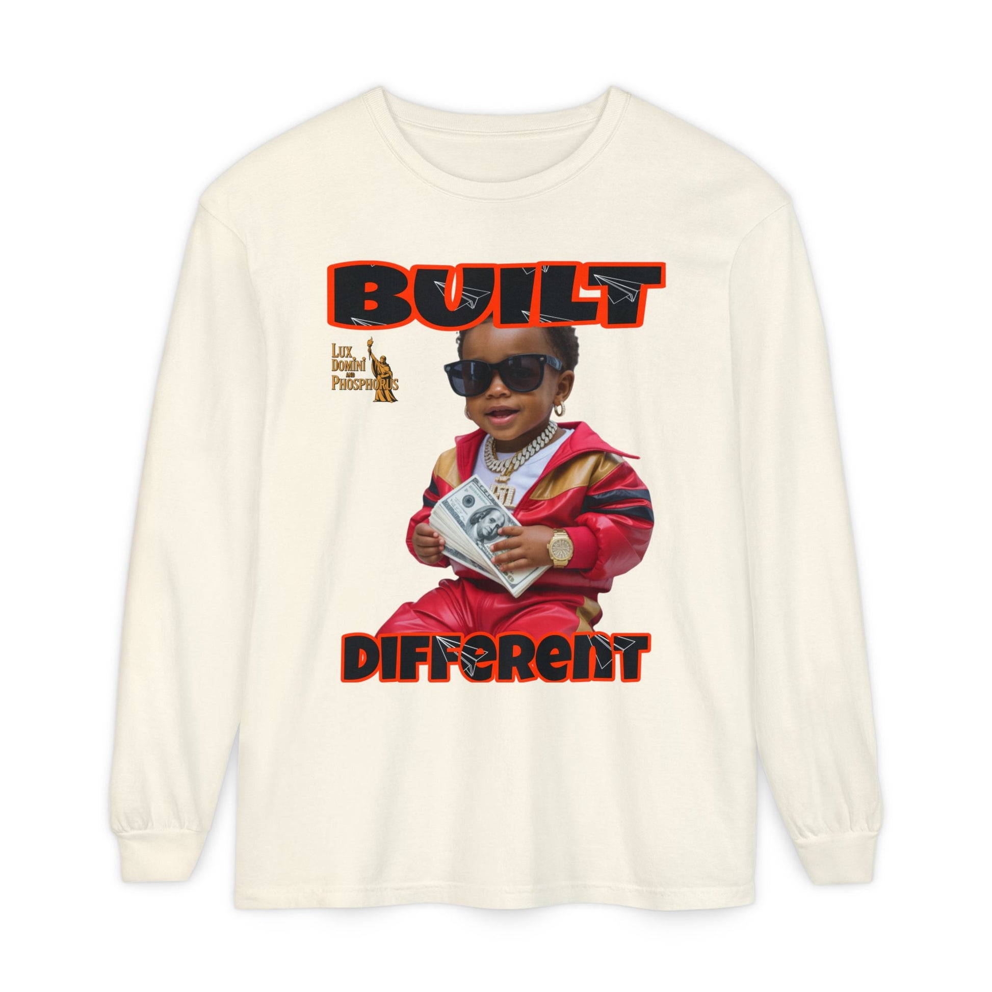 Long Sleeve T-Shirt - Built Different LD&P Apparel Design