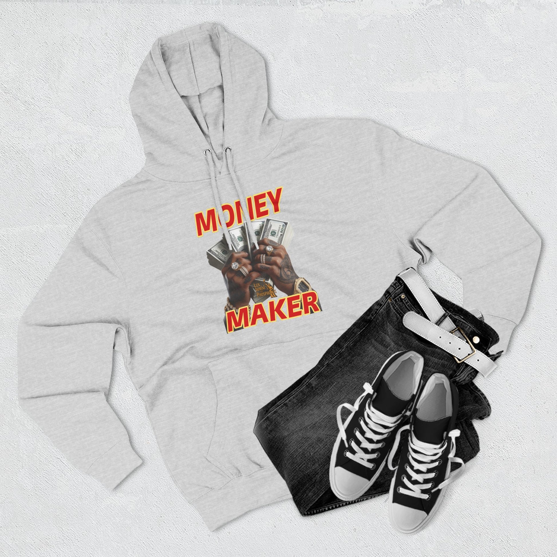 Fleece Hoodie - Money Maker Design